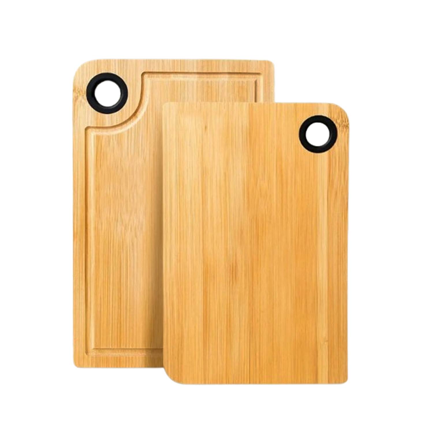 Double-Sided Household Bamboo Cutting Board w/ Groove 2