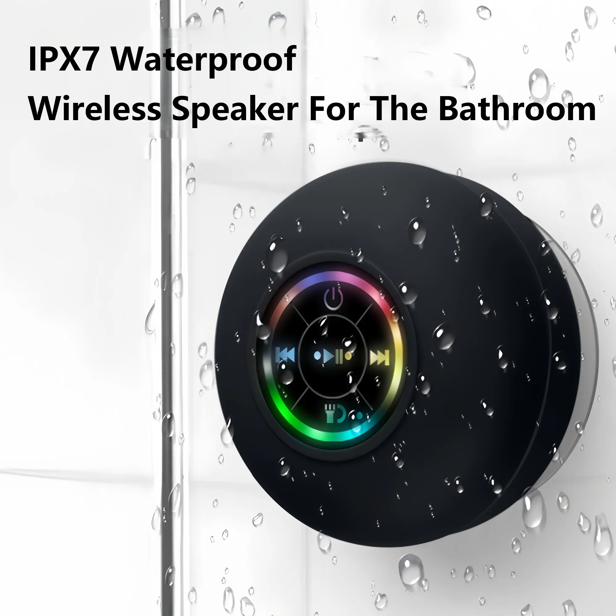Waterproof Wireless Speaker With Suction Cup 10