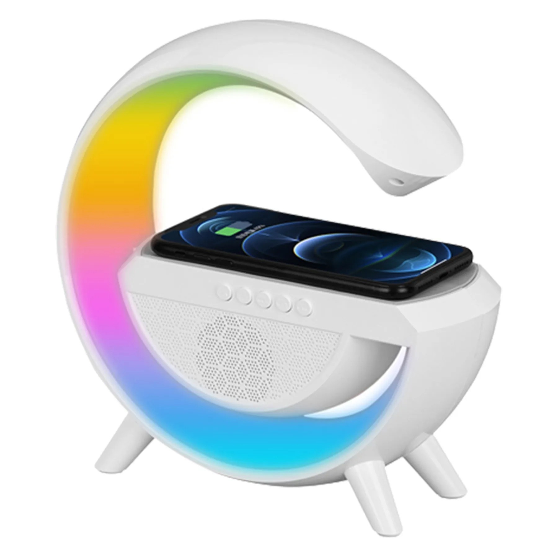3 In 1 Rainbow Light Wireless Charger Speaker 2