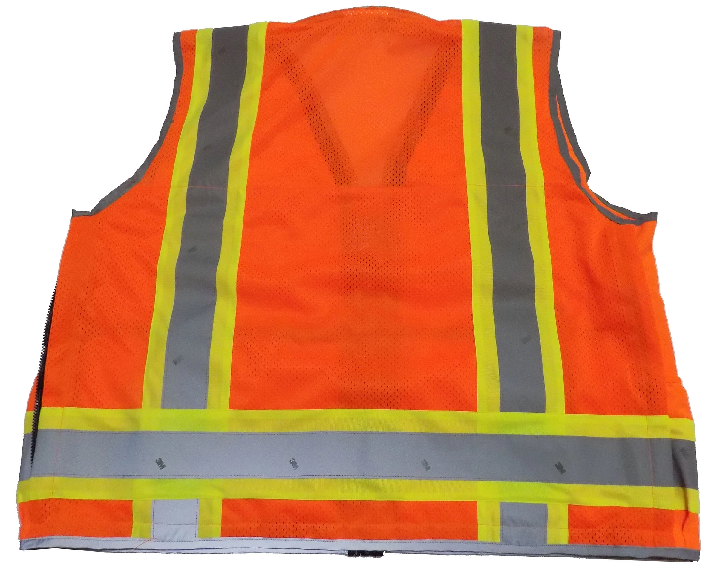 Ansi Class 2 Heavy Duty, Safety Vest , 2 Tone, Orange 3