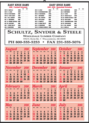 Style 350 Athletic Sport Schedule 1