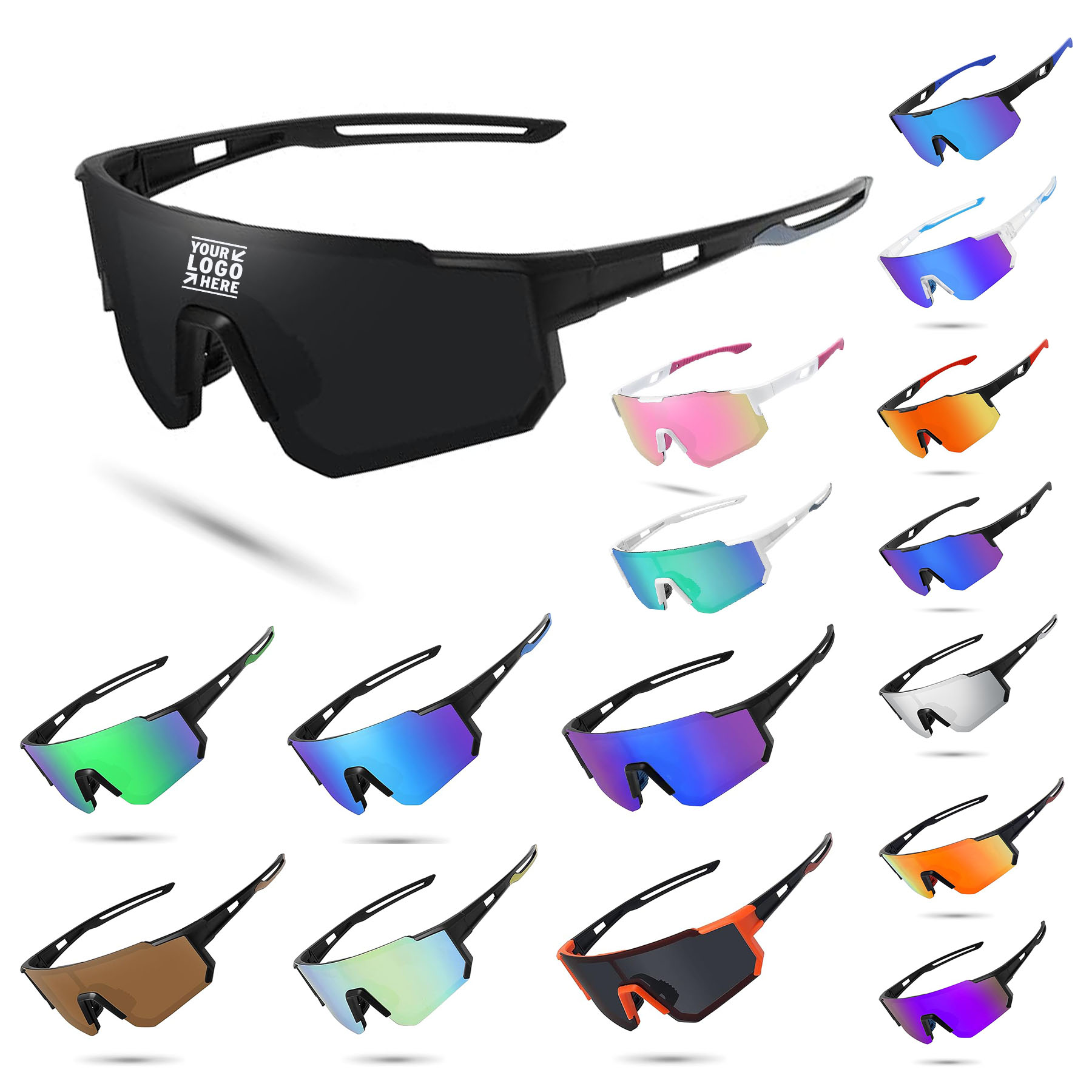 Men Women Driving Fishing Cycling Mountain Bike UV400 Protection Polarized Sports Sunglasses 2