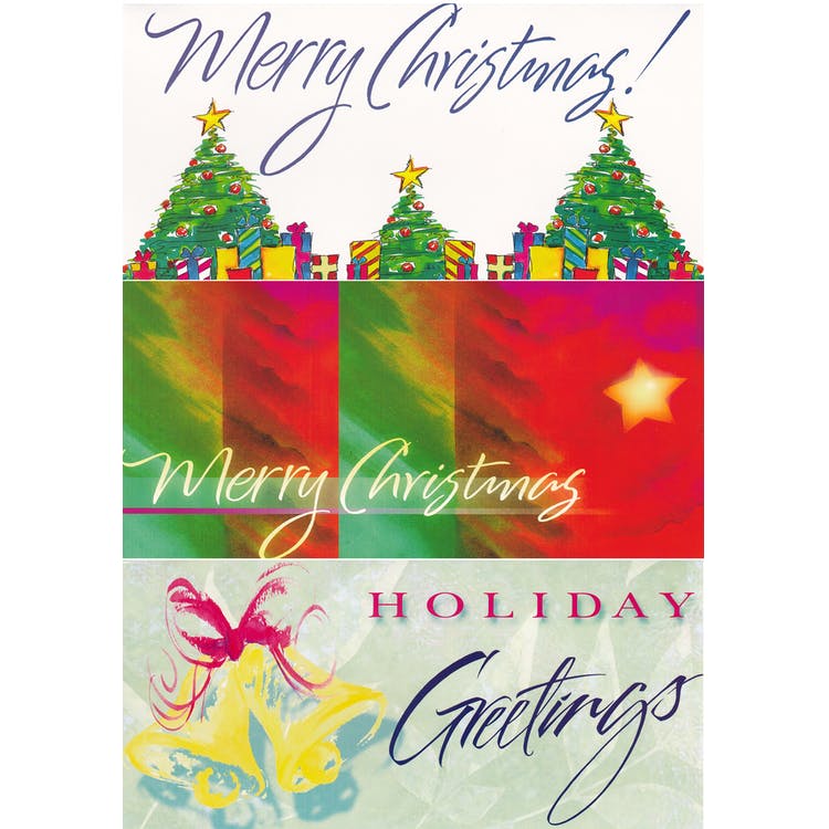 Christmas Money Cards - Assorted 3.5"x7.25" 3