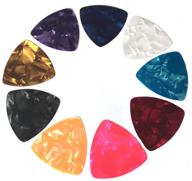 Abs Premium Lightweight Celluloid Guitar Picks In Assorted Colors 6