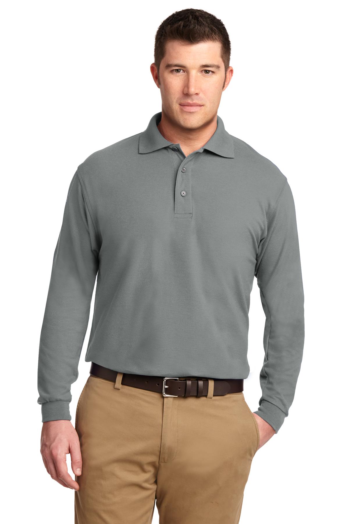 Port Authority Tall Silk Touch Long Sleeve Polo. TLK500LS 22