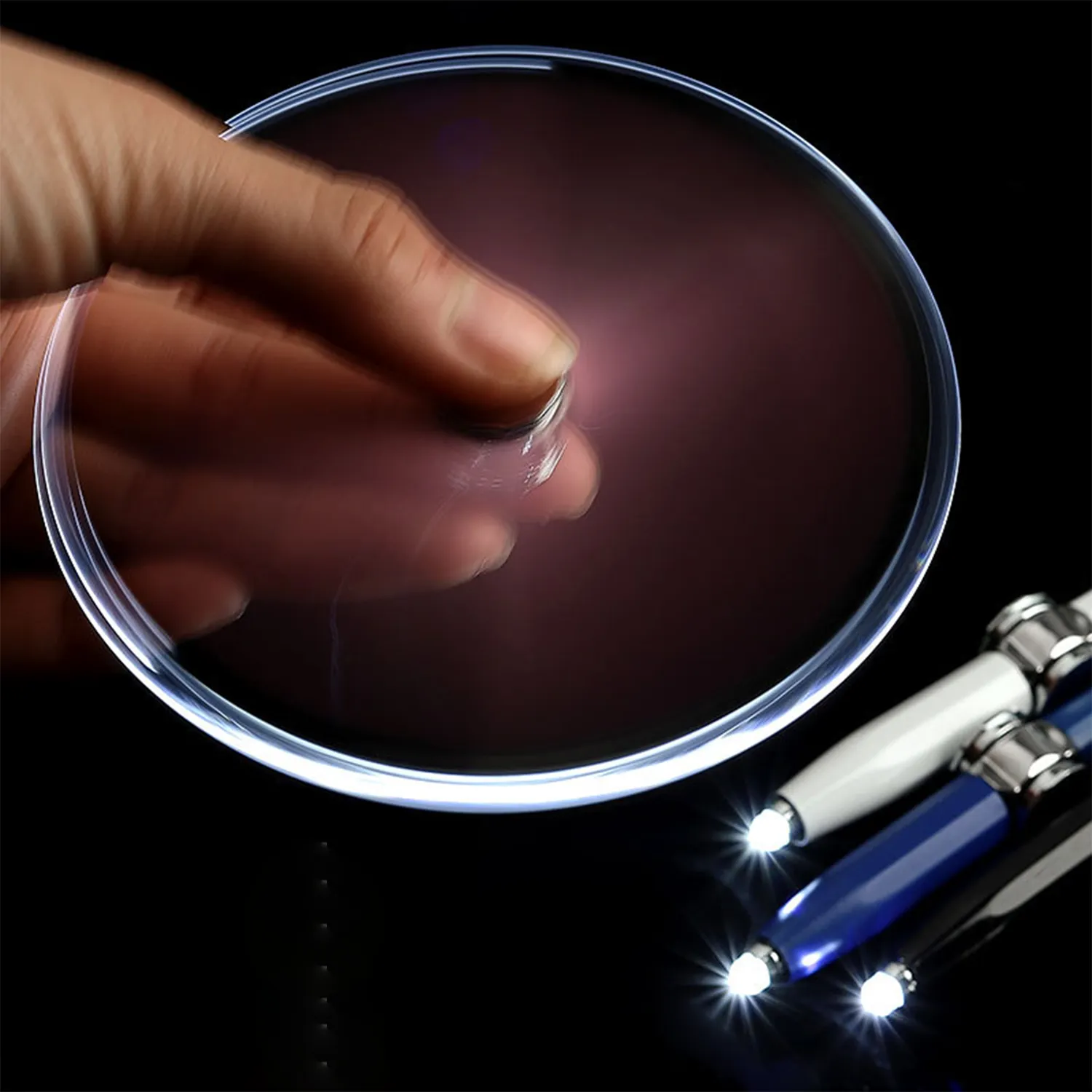 Light-emitting decompression fidget spinner pen 11