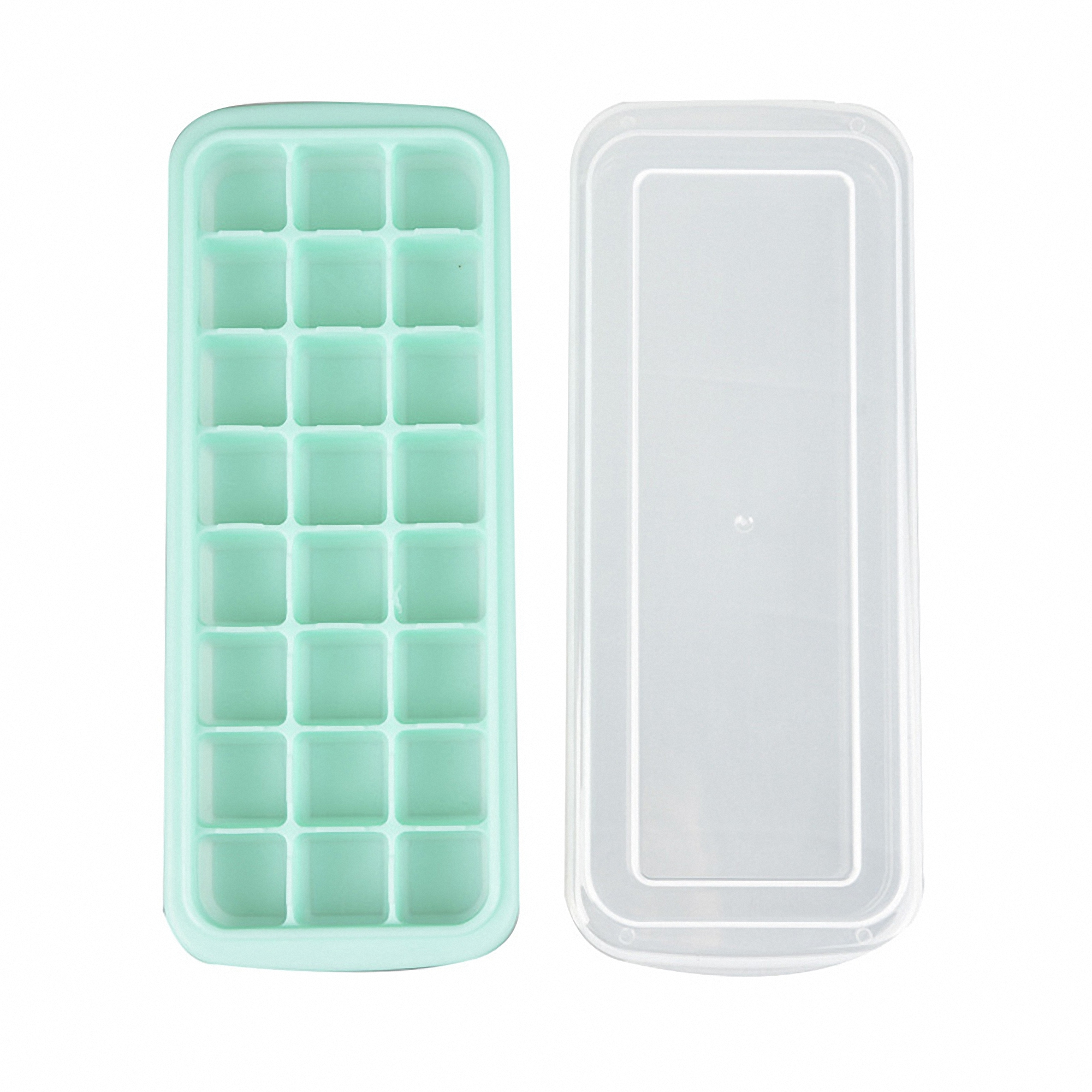 24 Compartment Ice Cube Tray and Candy Mold with Lid 2