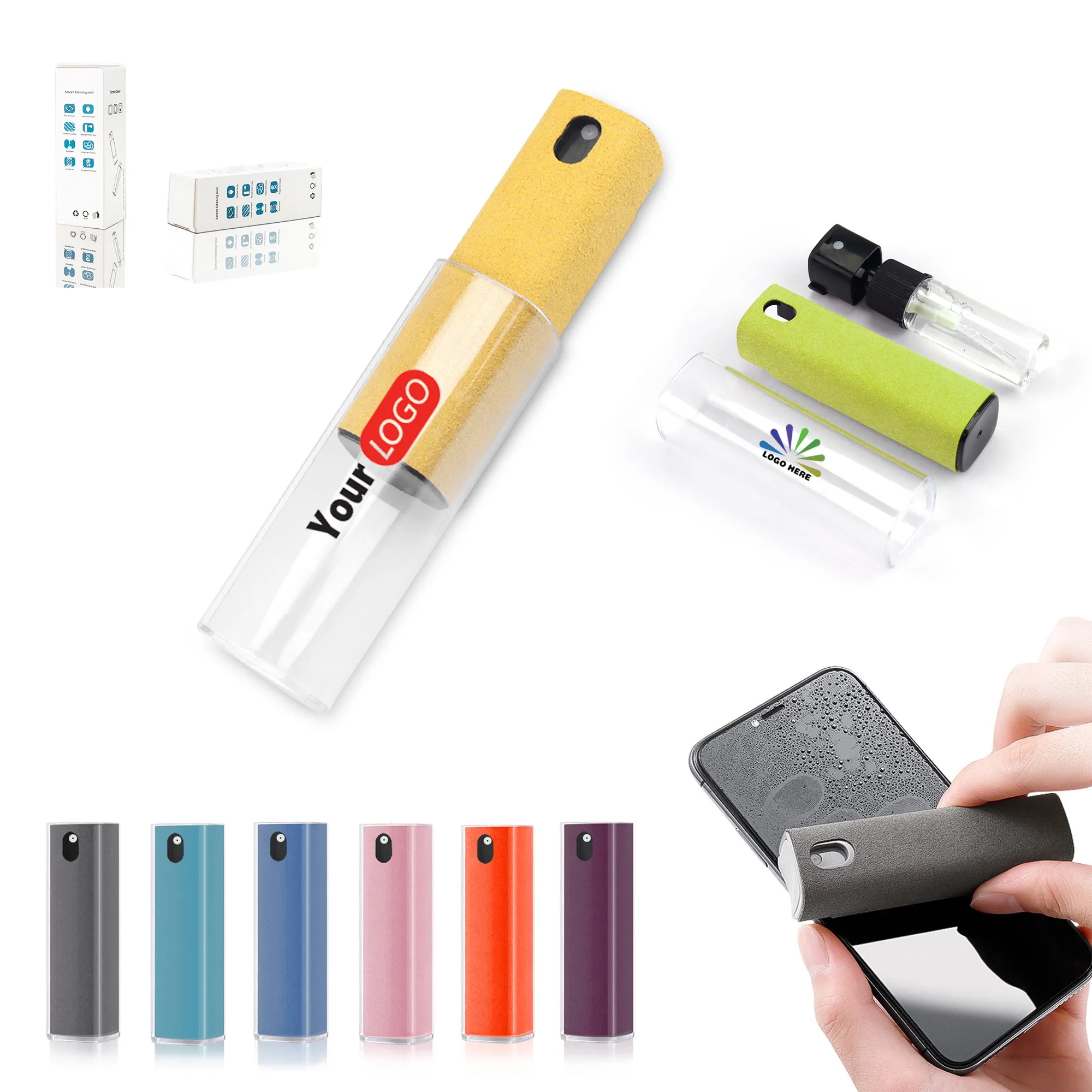 Screen Cleaning Spray With Microfiber Cloth 2