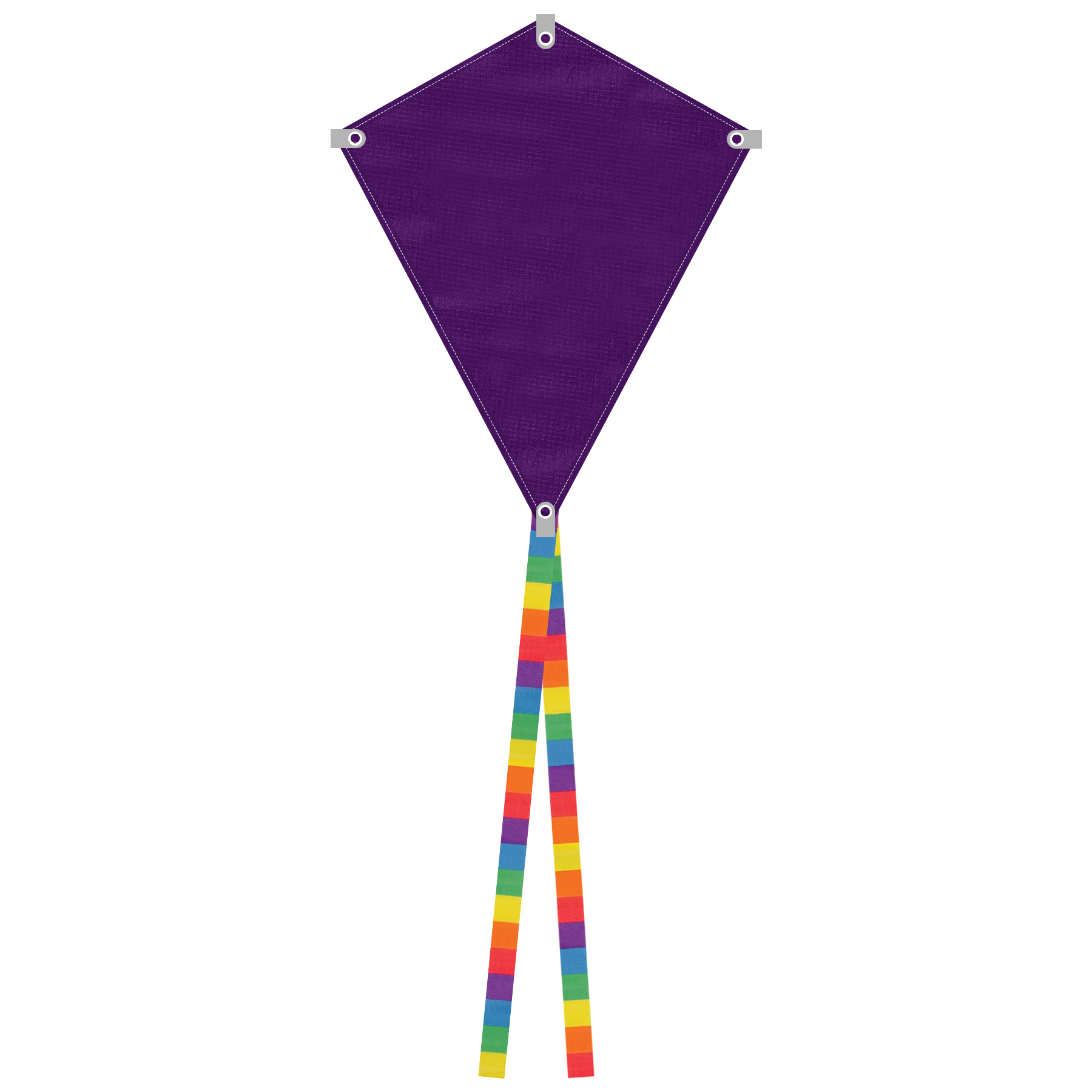 Full Color Polyester Diamond Kite Toy With String Set 10