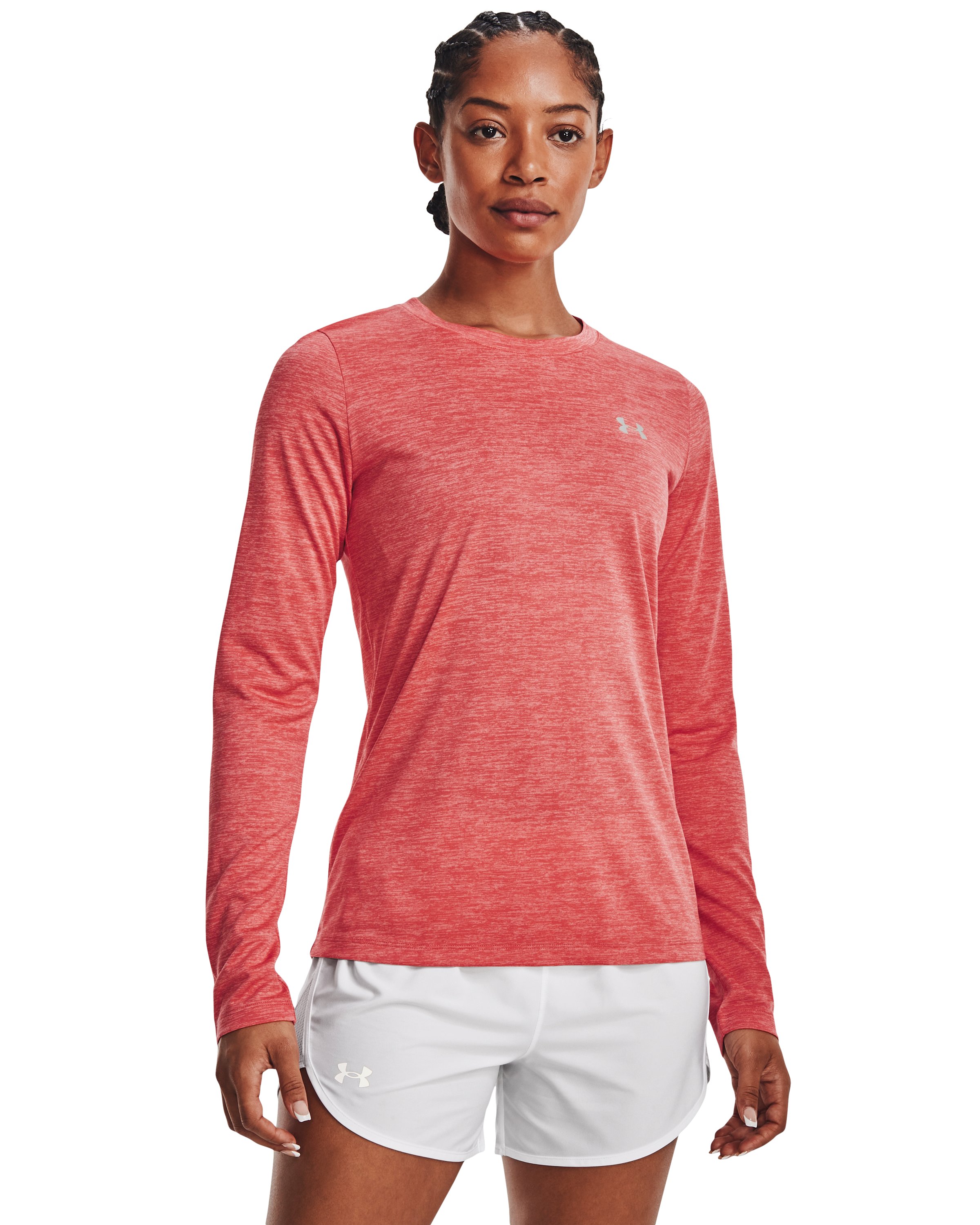 Women's UA Tech Twist Crew Long Sleeve  4