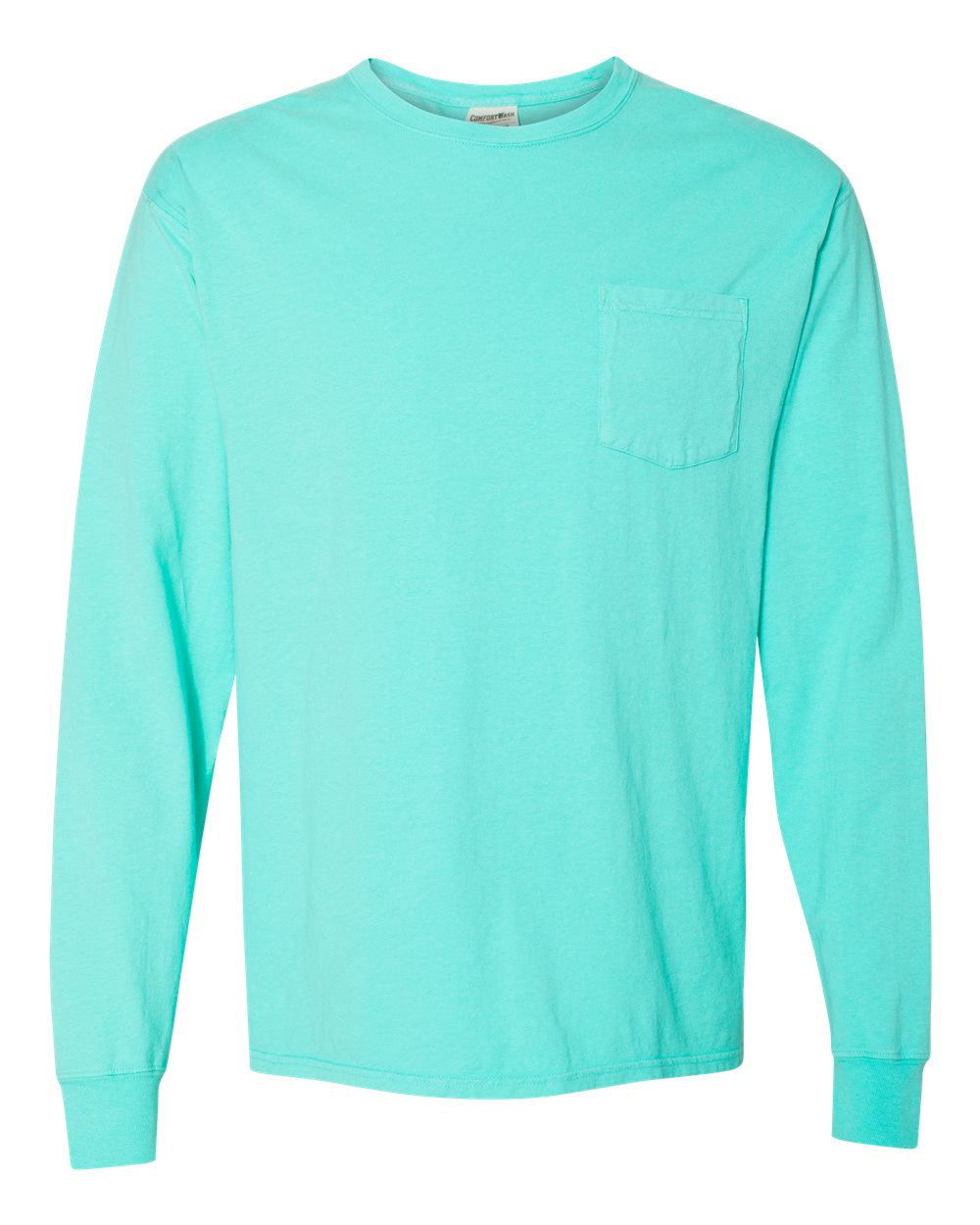 Unisex Garment-Dyed Long Sleeve T-Shirt With a Pocket - GDH250 30