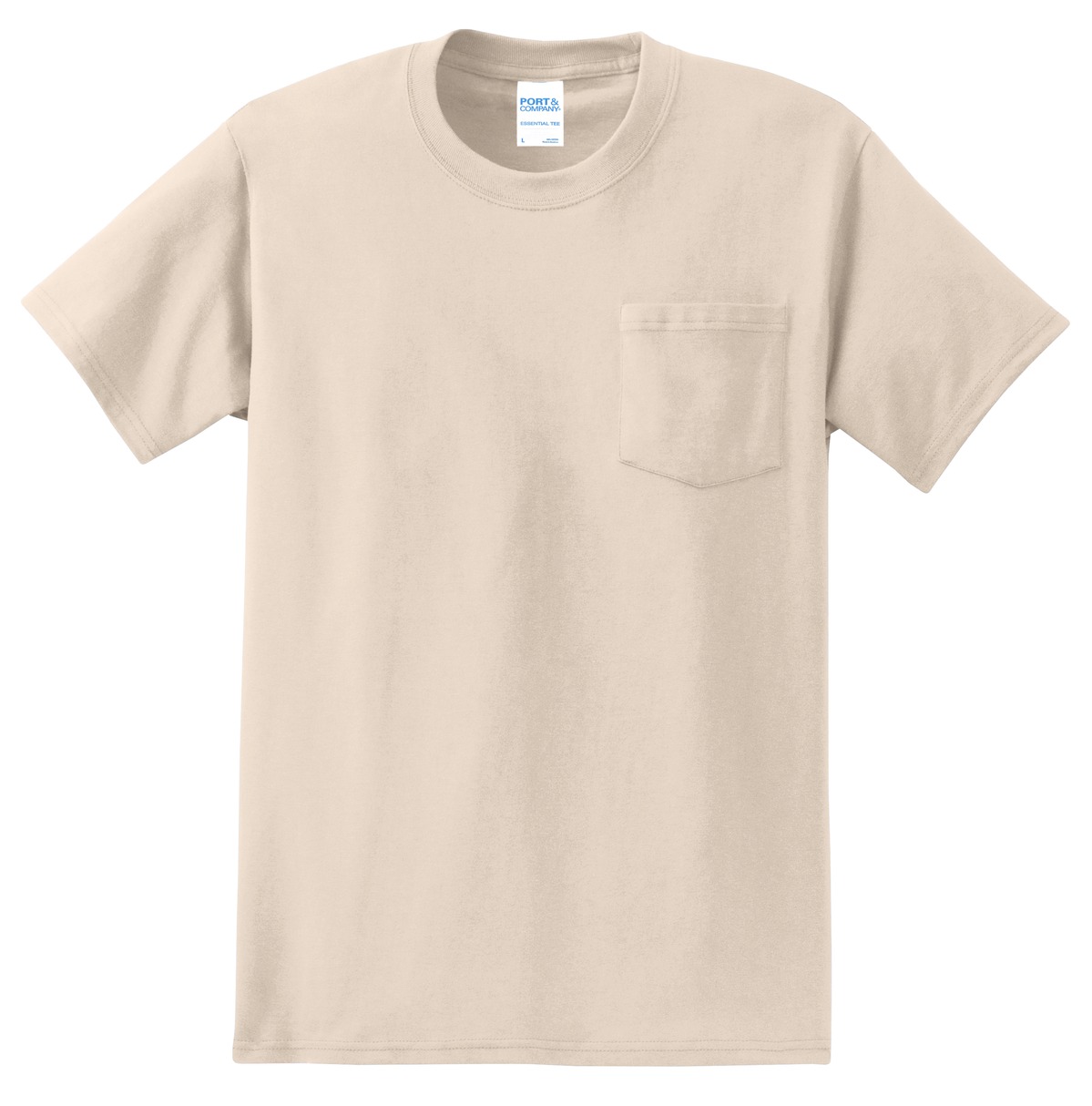Port & Co Tall Essential Pocket Tee. PC61PT 42