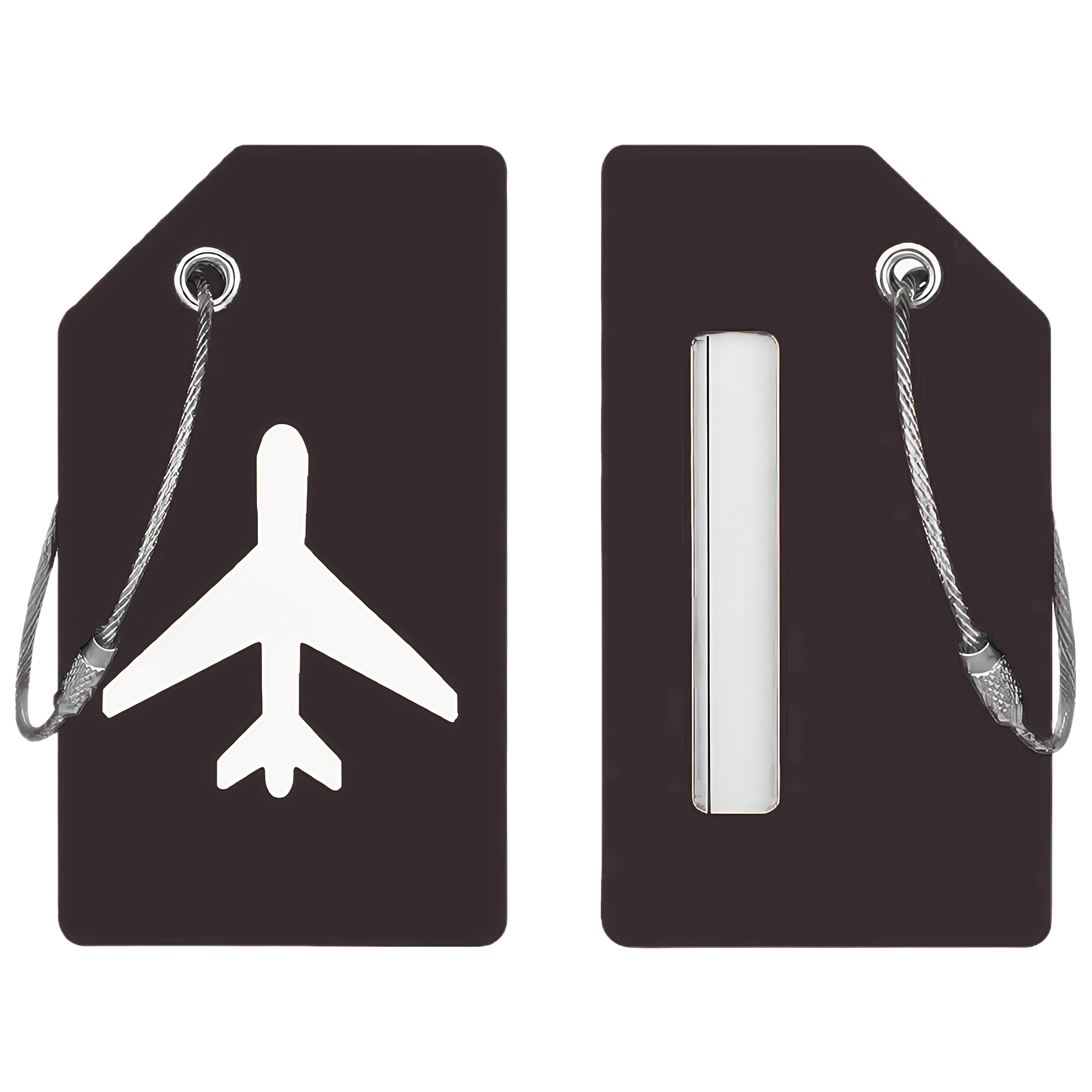 Silicone Luggage Tag for Travel - 2x3.5" Name Card Holder 5
