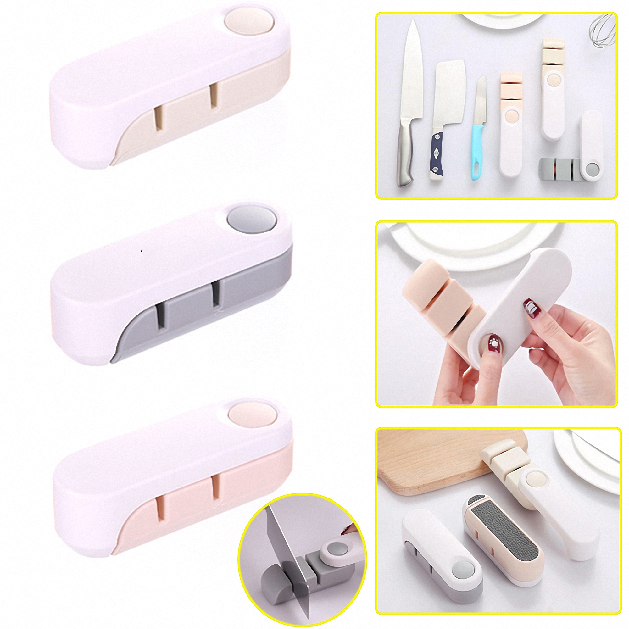 2-Stage ABS Knife Sharpener for Kitchen 2