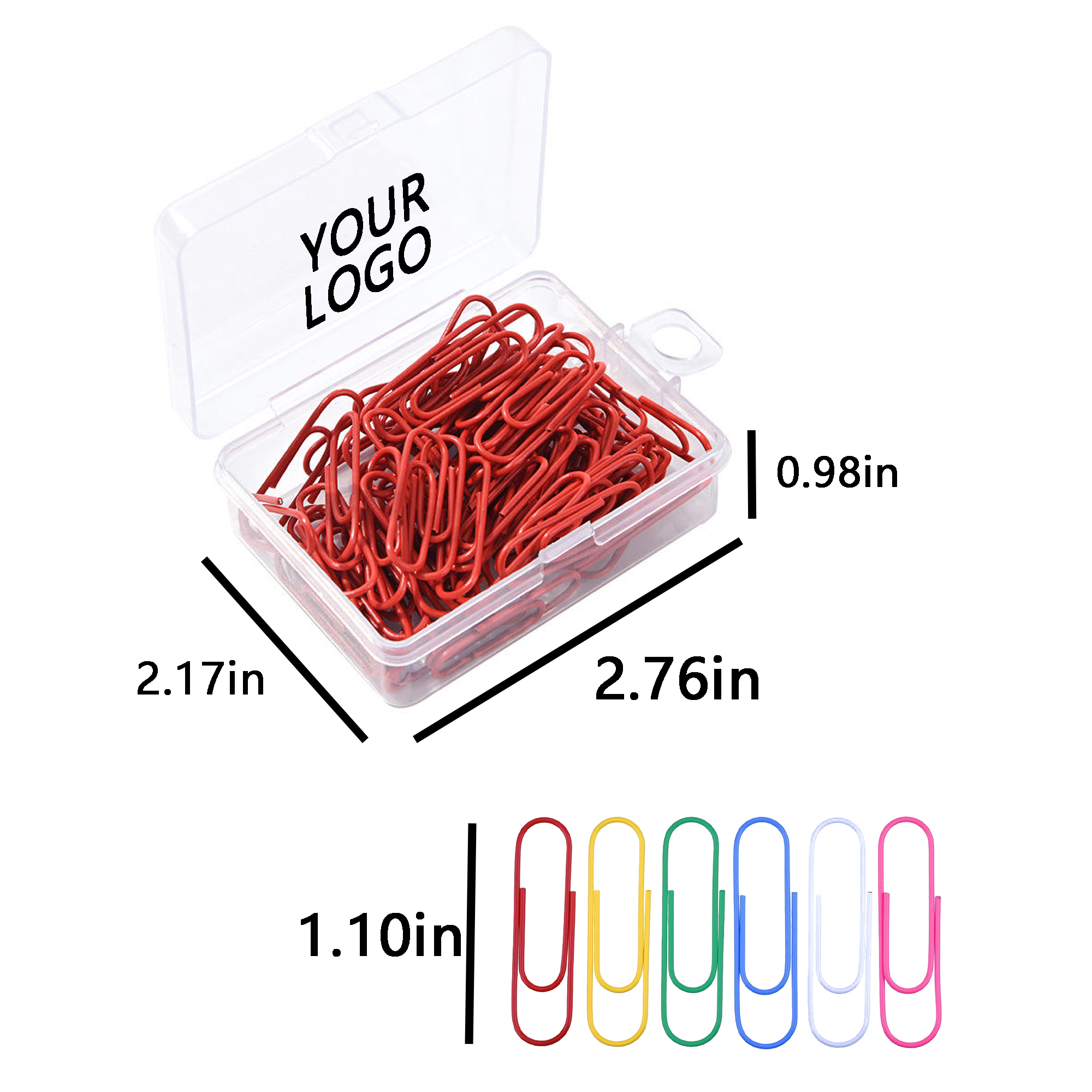 Colorful Coated Metal Document Clips 3