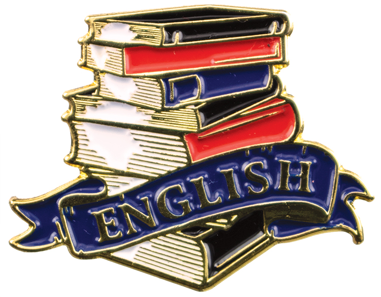 Educational Lapel Pin- English (1-1/8")