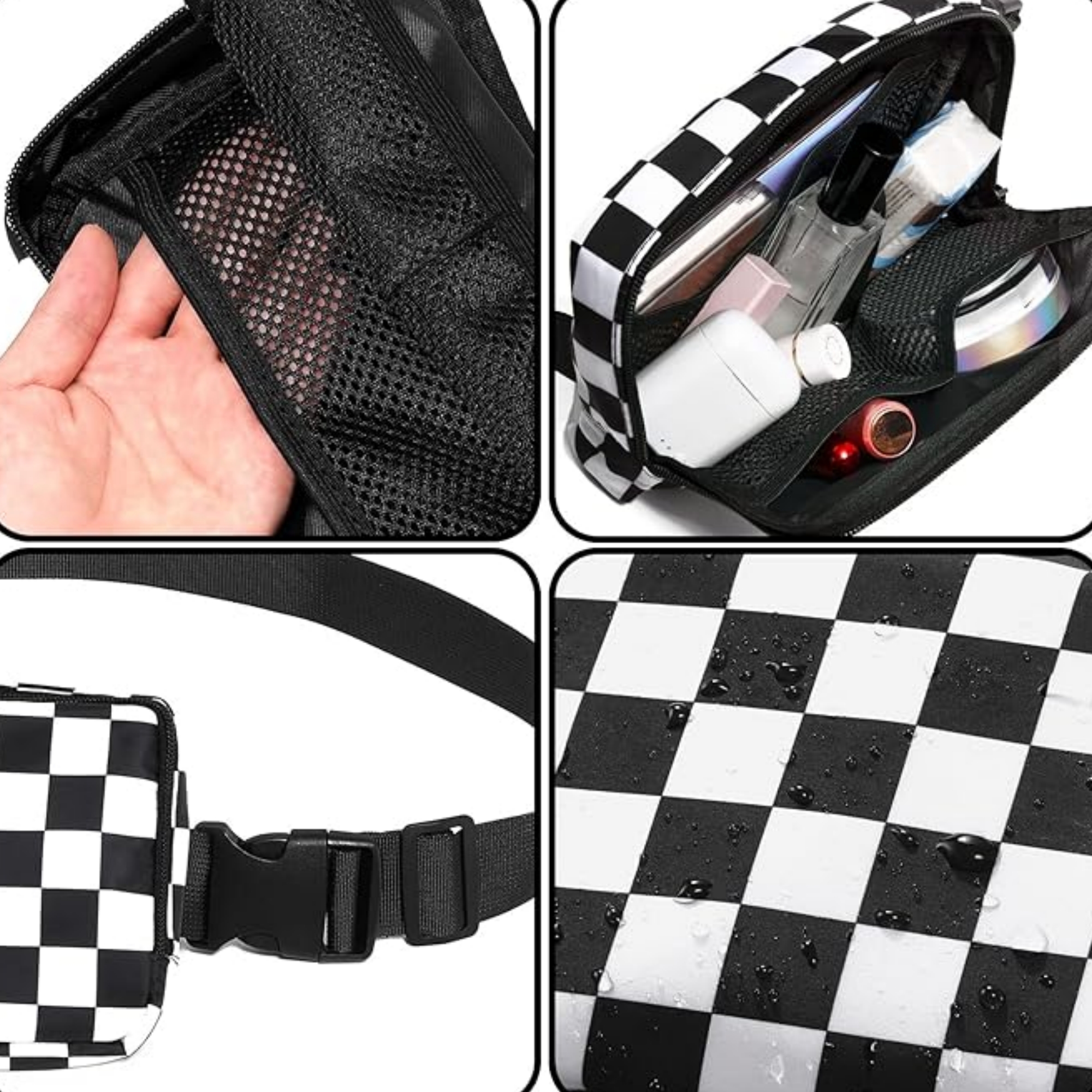 L:8.07" W:2.36" H:5.31" Mini Belt Bag 1