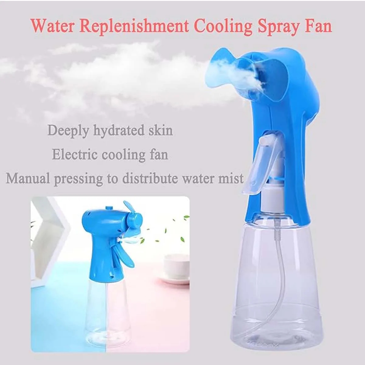 Portable Handheld Misting Fan 2