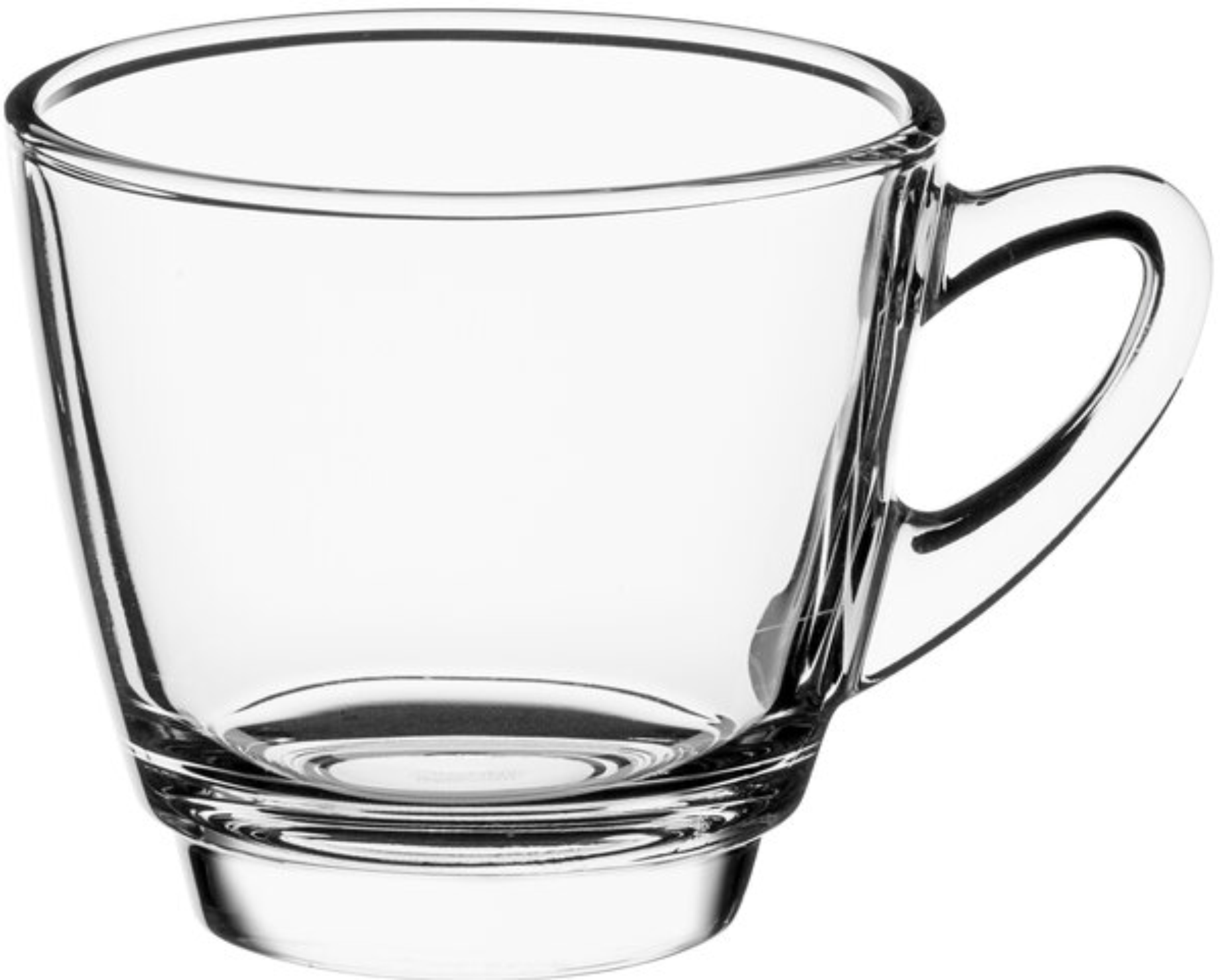 Acopa 8.5 oz Clear Glass Coffee Mug 3
