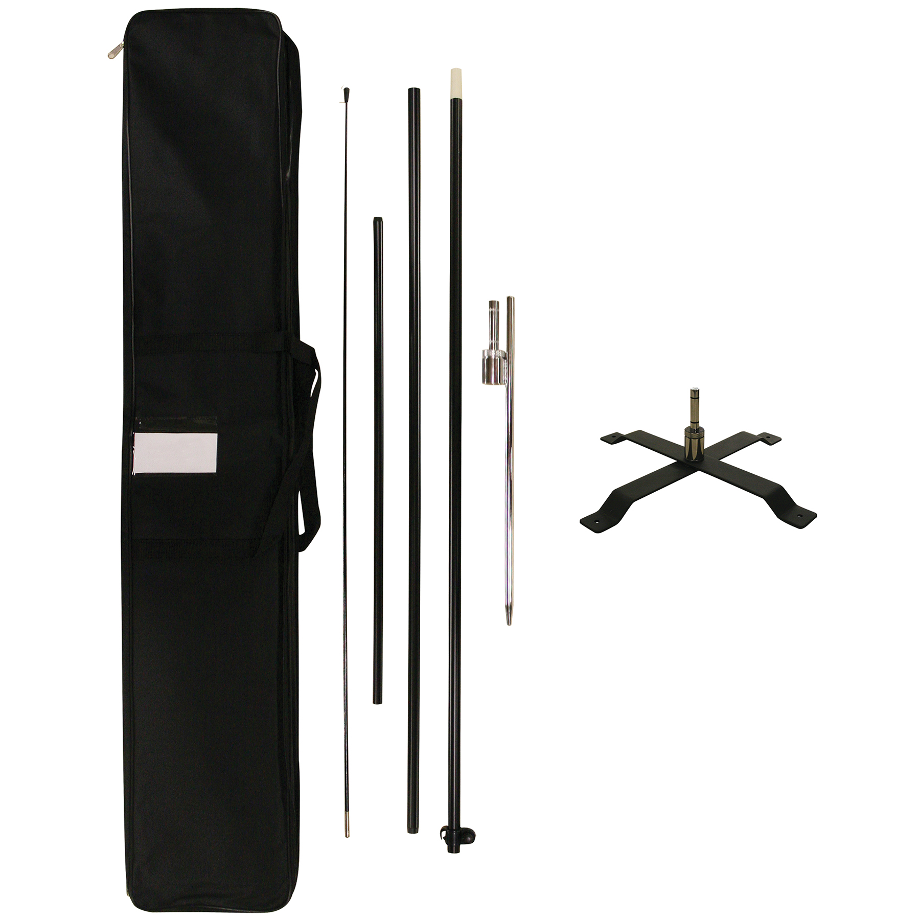 10' Portable Single Reverse Teardrop Kit with Cross Base 25