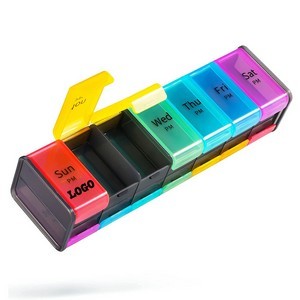 Push Button Weekly Pill Box 8