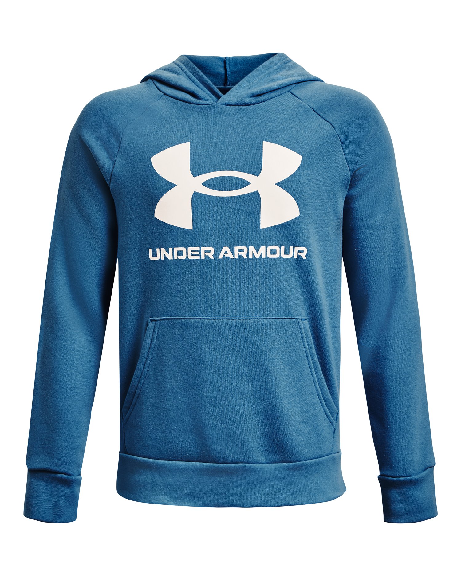 UA Rival Fleece Big Logo Boys' Hoodie, custom hoodie or sweatshirt with logo imprint 9