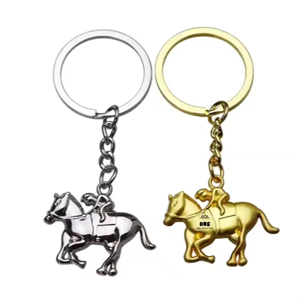 Horse-Shaped Keychain