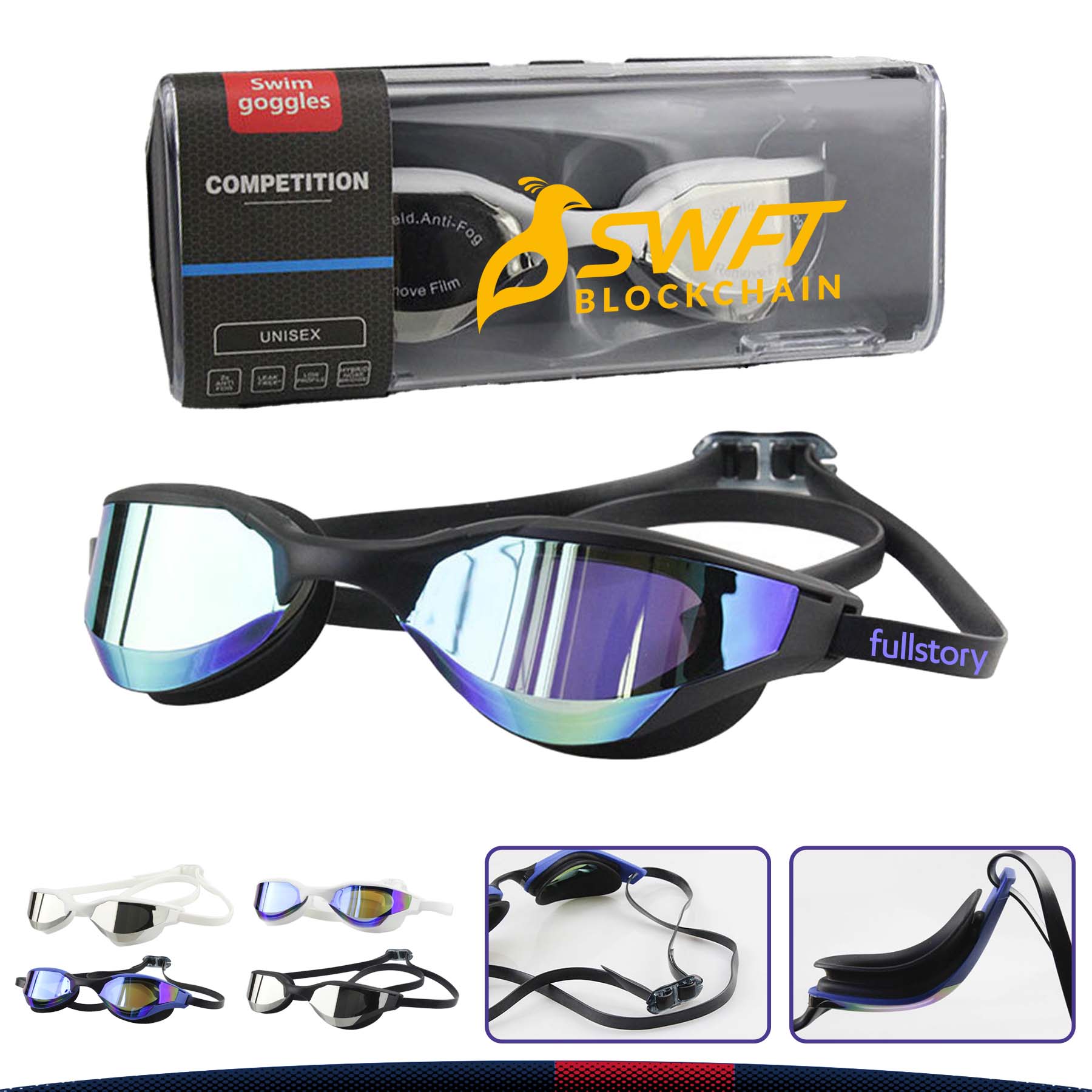 Zelie Adult Swimming Goggles 3