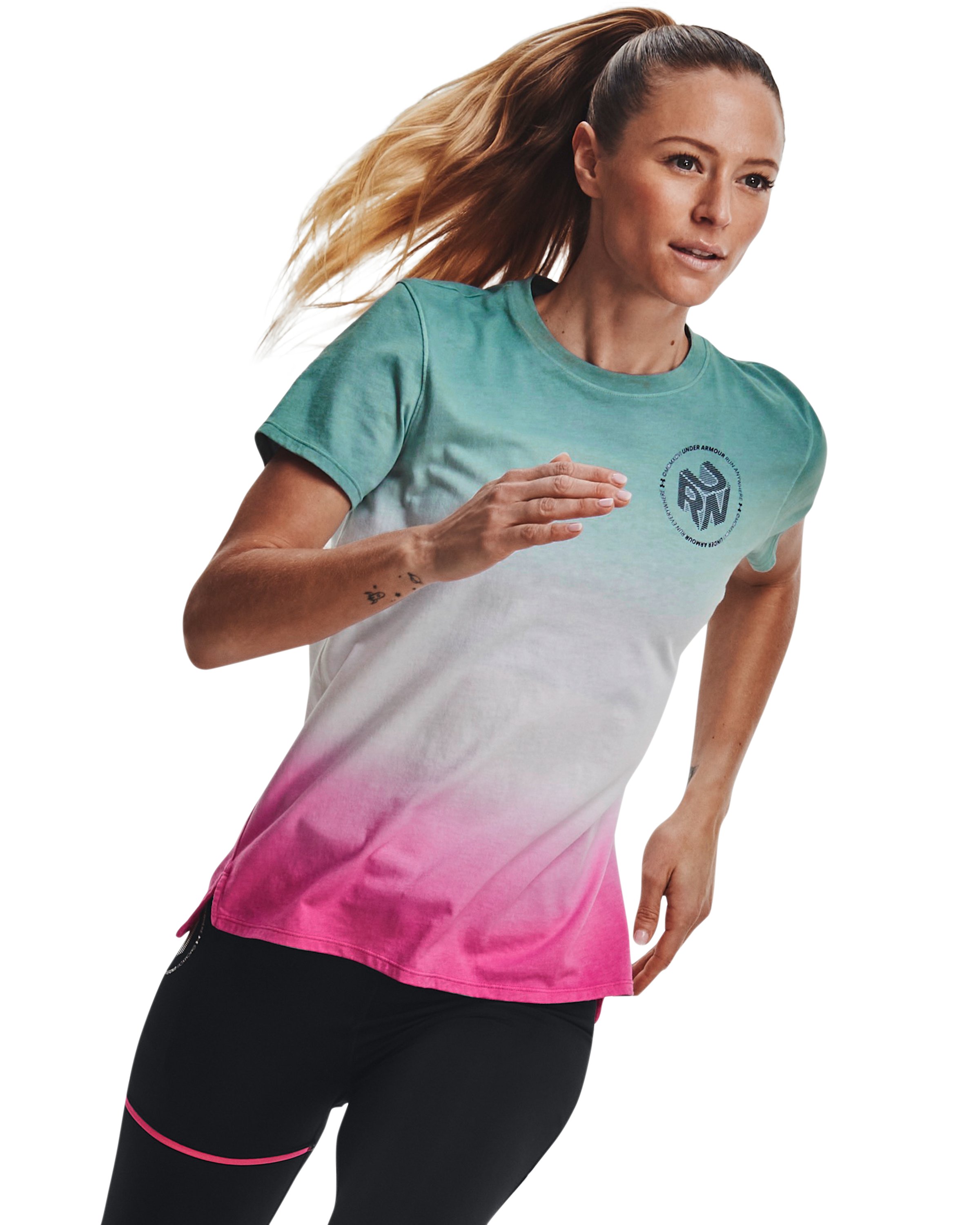 UA Run Anywhere Women's Short Sleeve 1