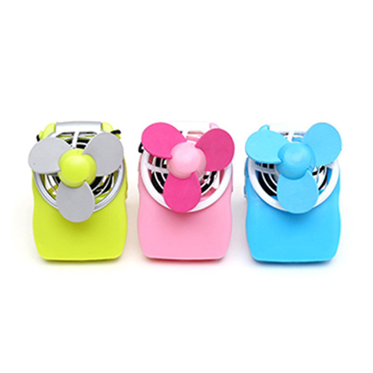 Mini Desktop Fan with Soft Blades and Cute Color Design 3