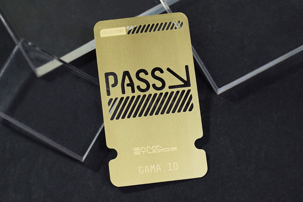 Brass Finish Business Cards 43