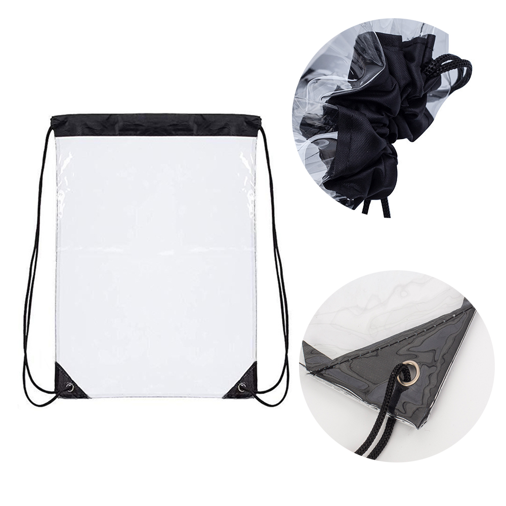 Transparent PVC Drawstring Backpack 4