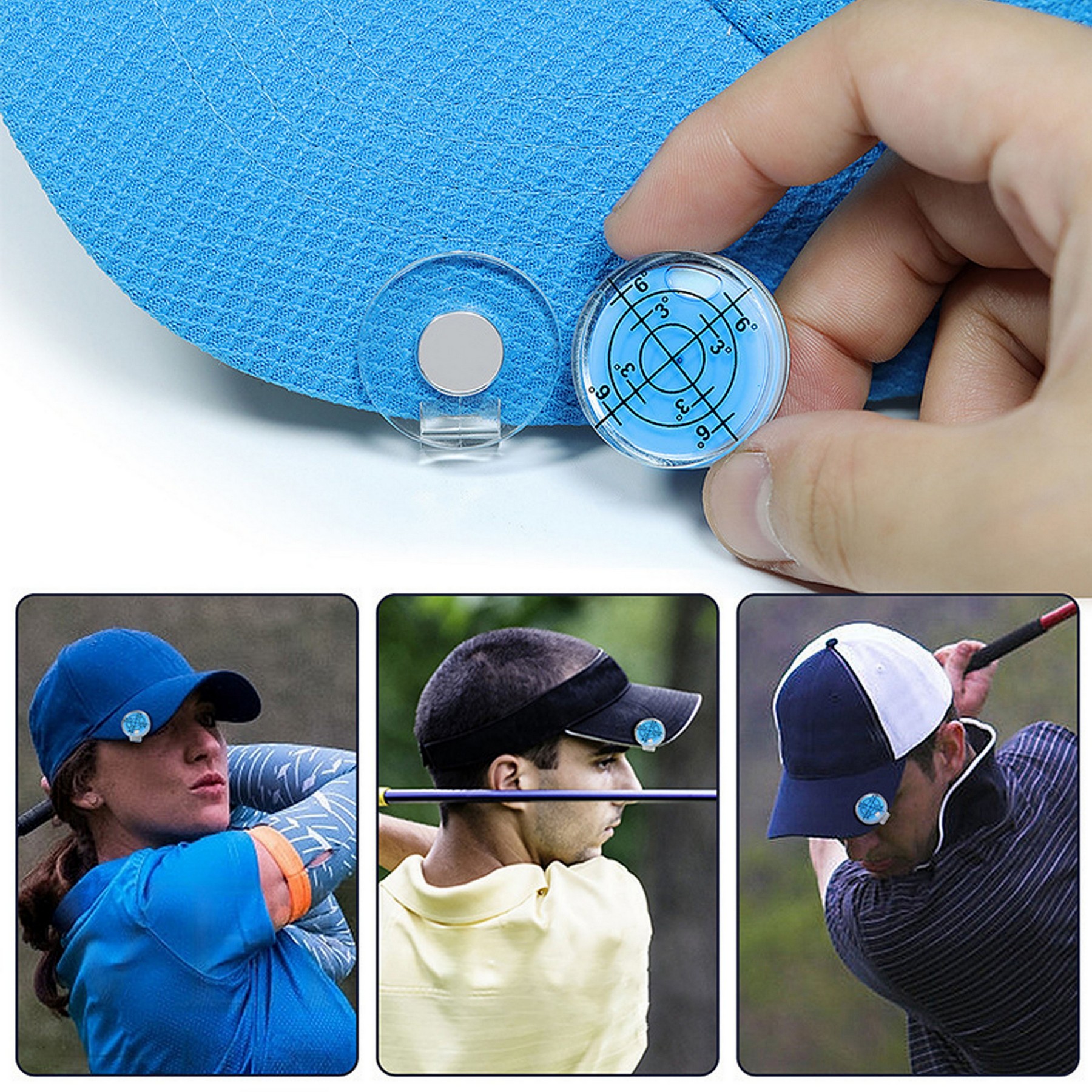 Magnetic Gradienter Ball Marker Hat Clip 3