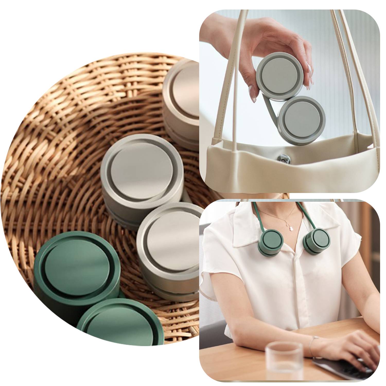 Leafless fan w/ neck hanging 5