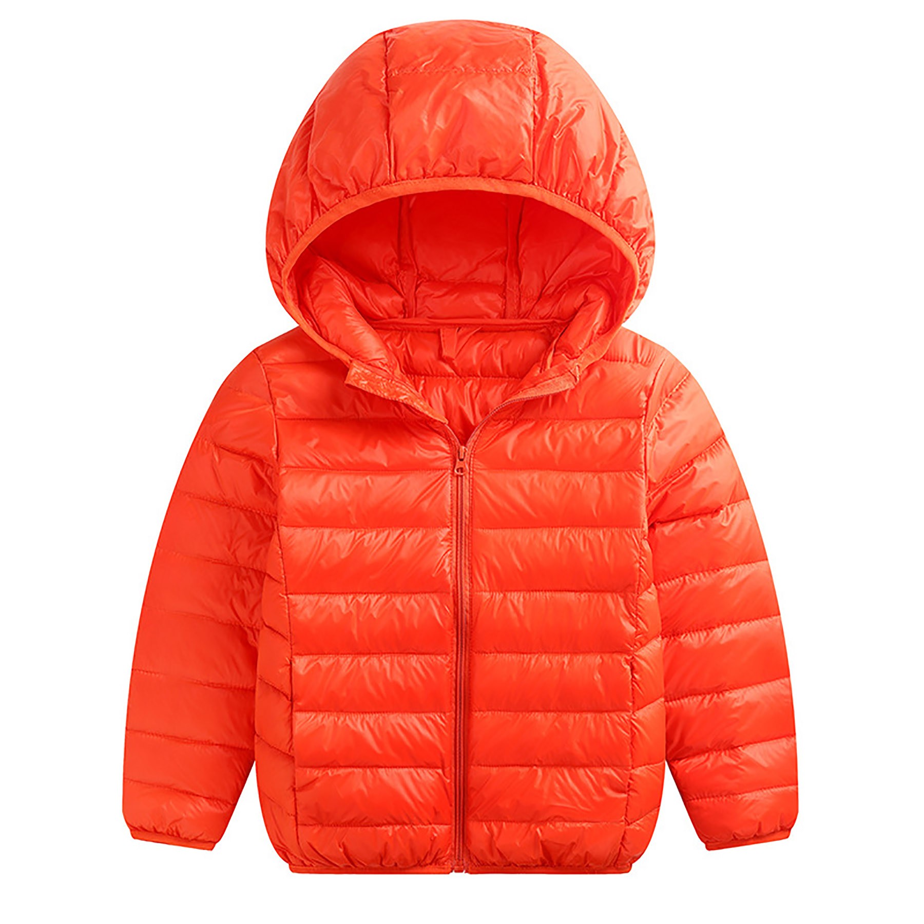 Kids Hooded Lightweight Down Puffer Jacket 2