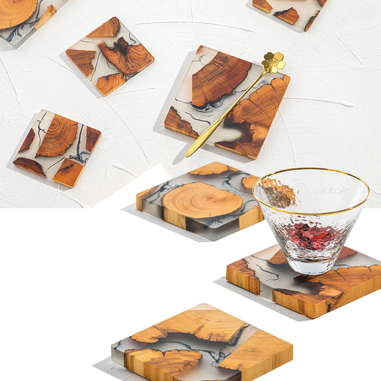 Solid Wooden Coasters(M) 3