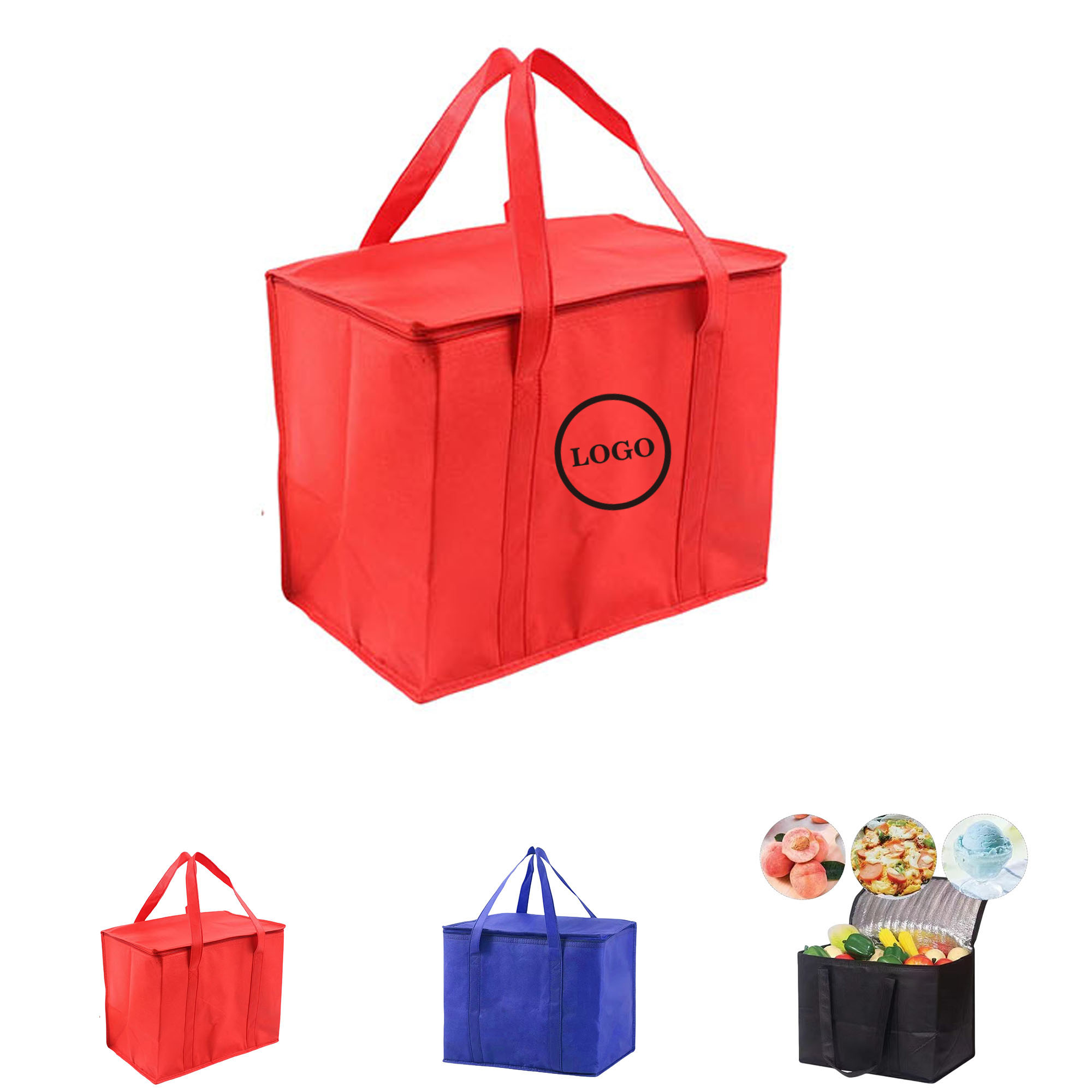 MOQ 20 Large Insulated Grocery Shopping Bag 2