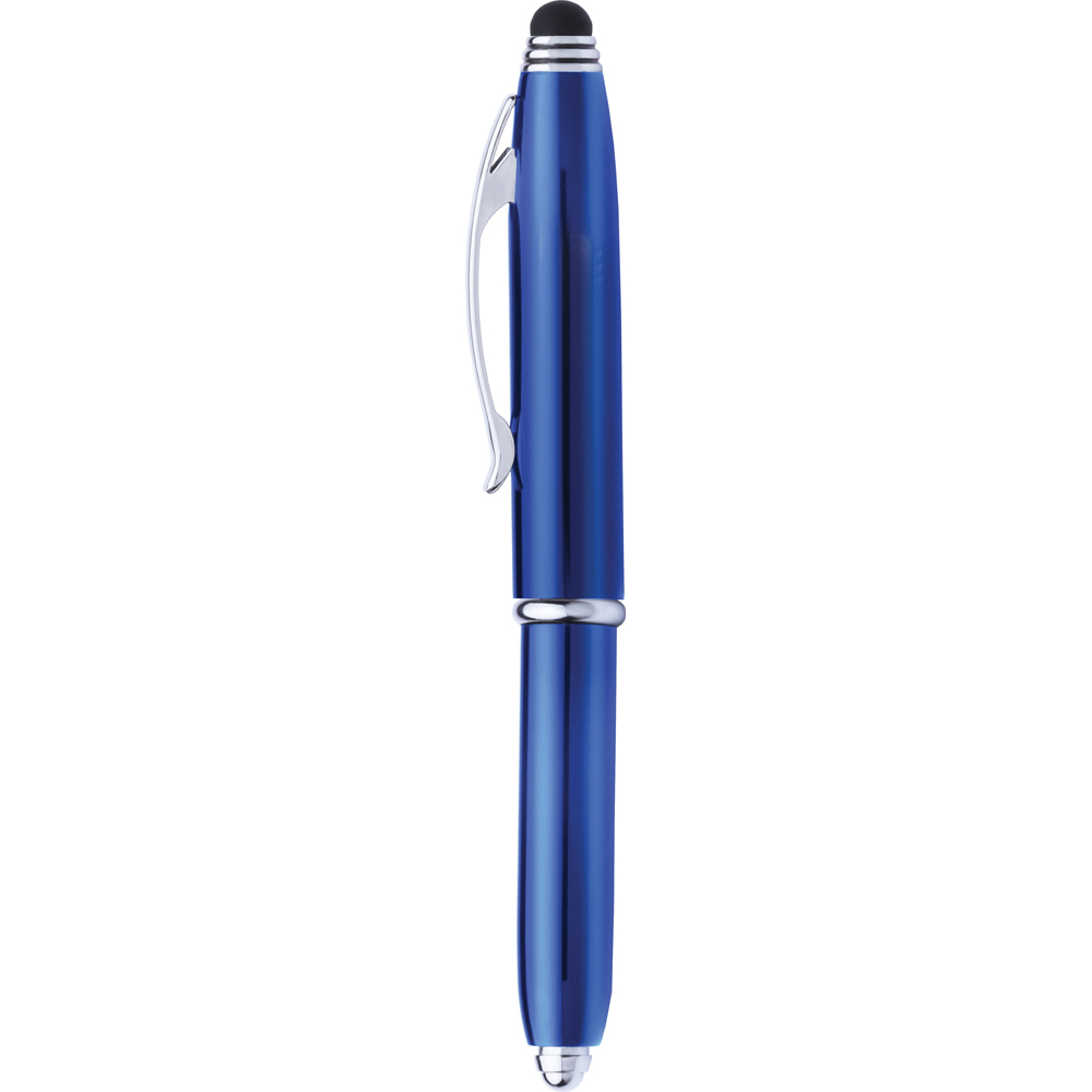 Torch LED Light & Stylus Metal Ballpoint Pen 7
