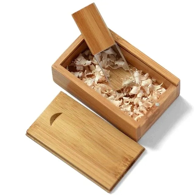Wooden Crystal USB Thumb Drive 6