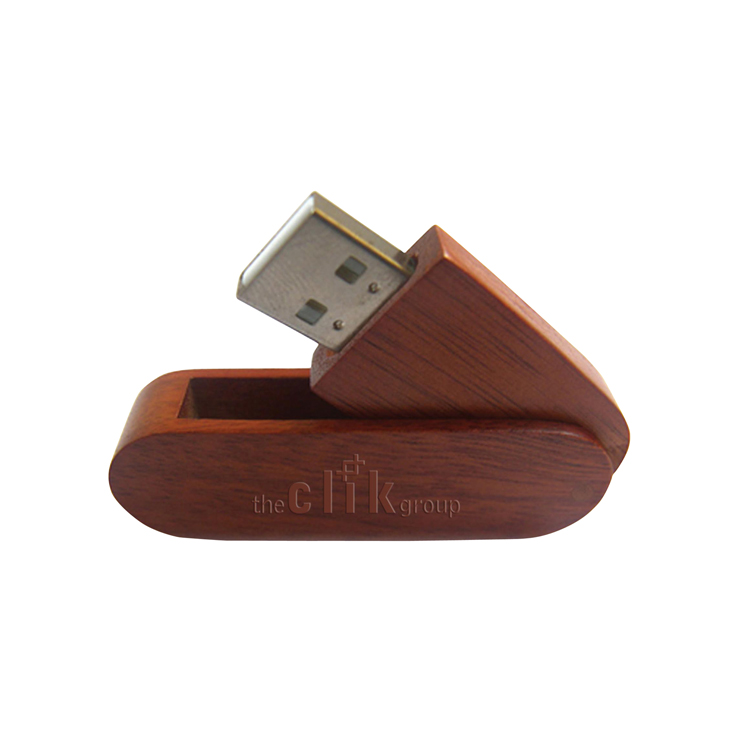 Eco Friendly Bamboo or Wooden USB Drive Swing Capless 2