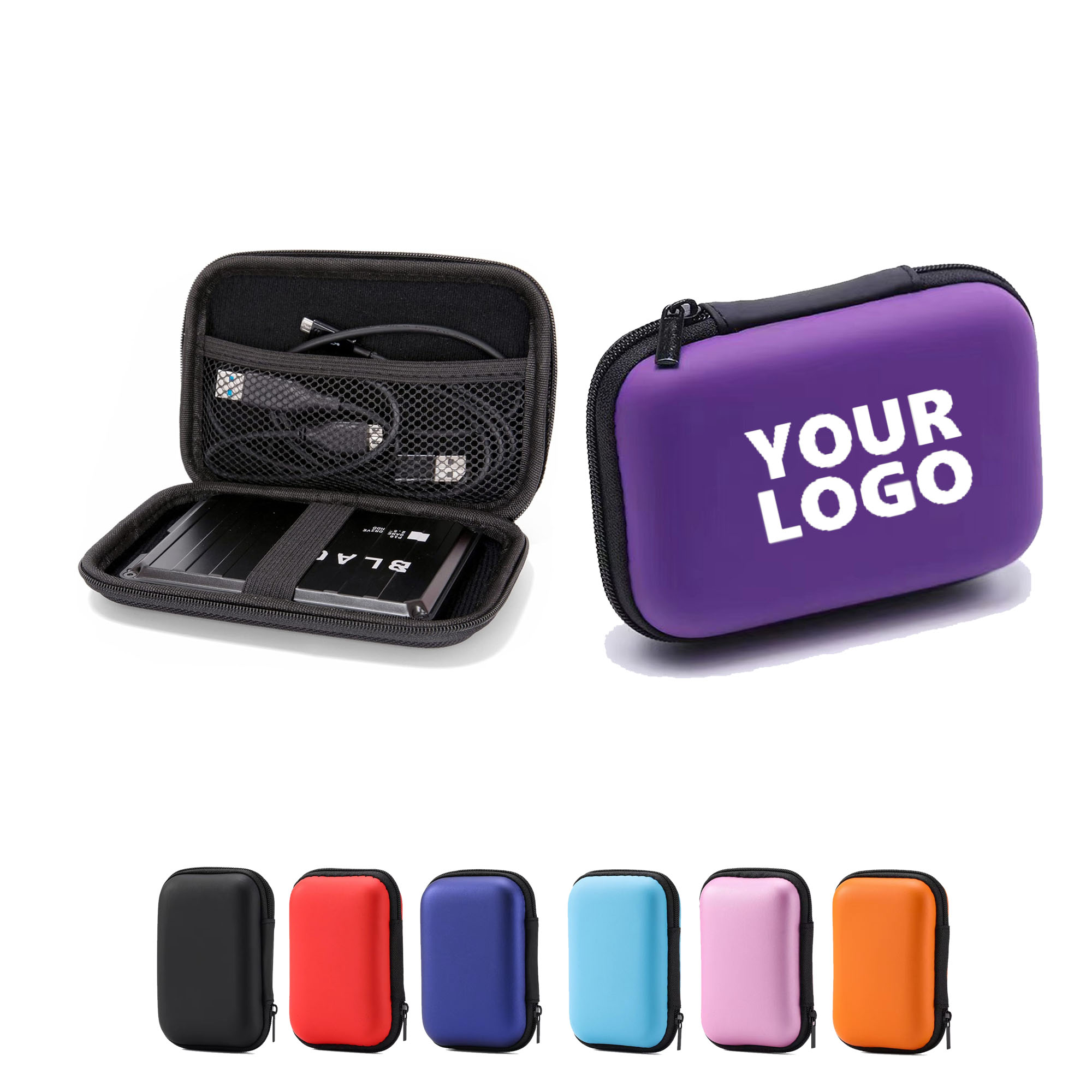 EVA Data Cable Bag Headphone Storage Bag 2