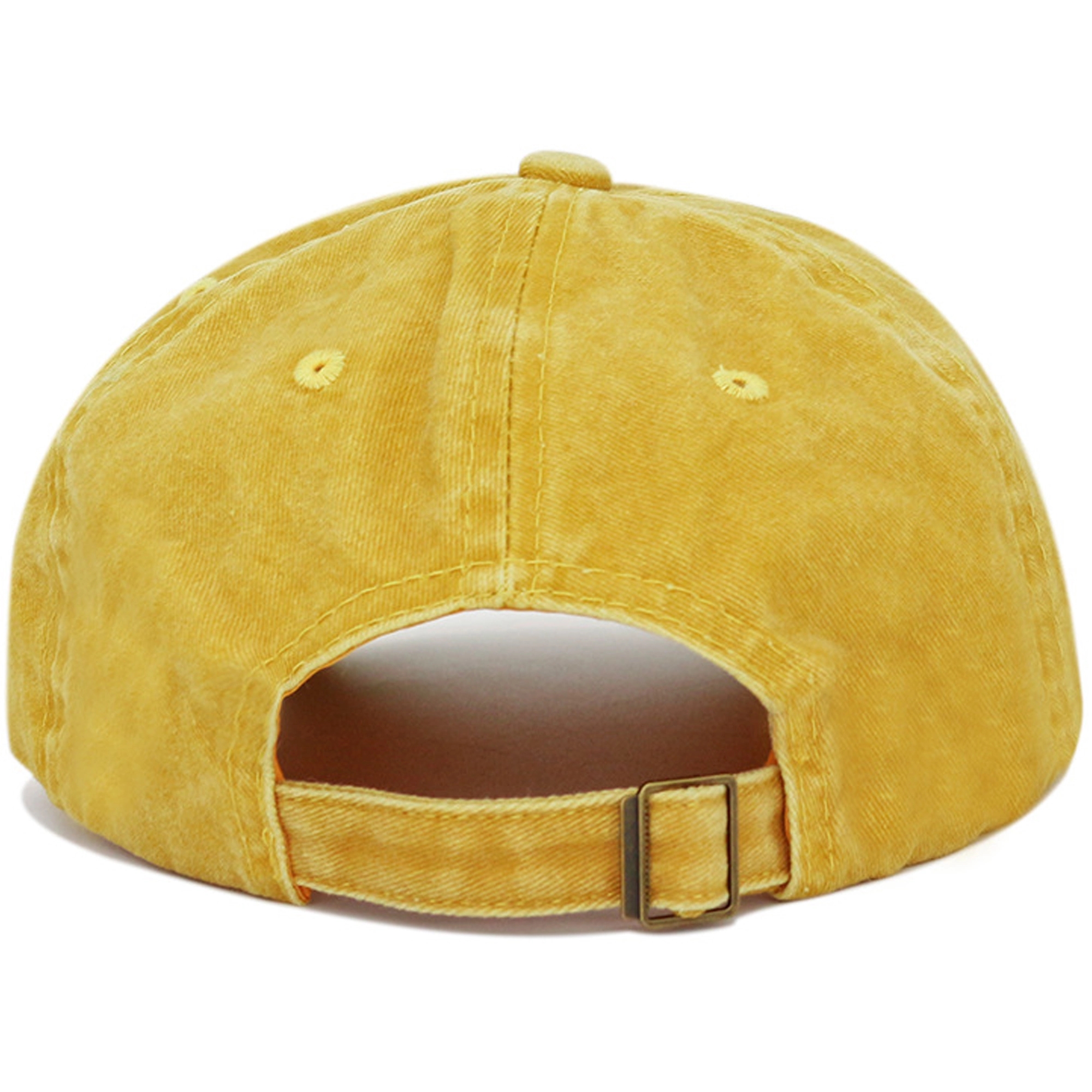 Adjustable Washed Cotton Denim Baseball Cap 2