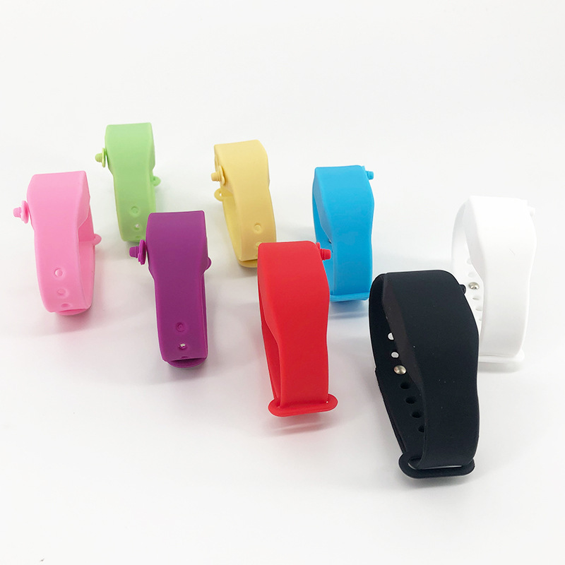 Silicone Wristband with Hand Sanitizer Container 2