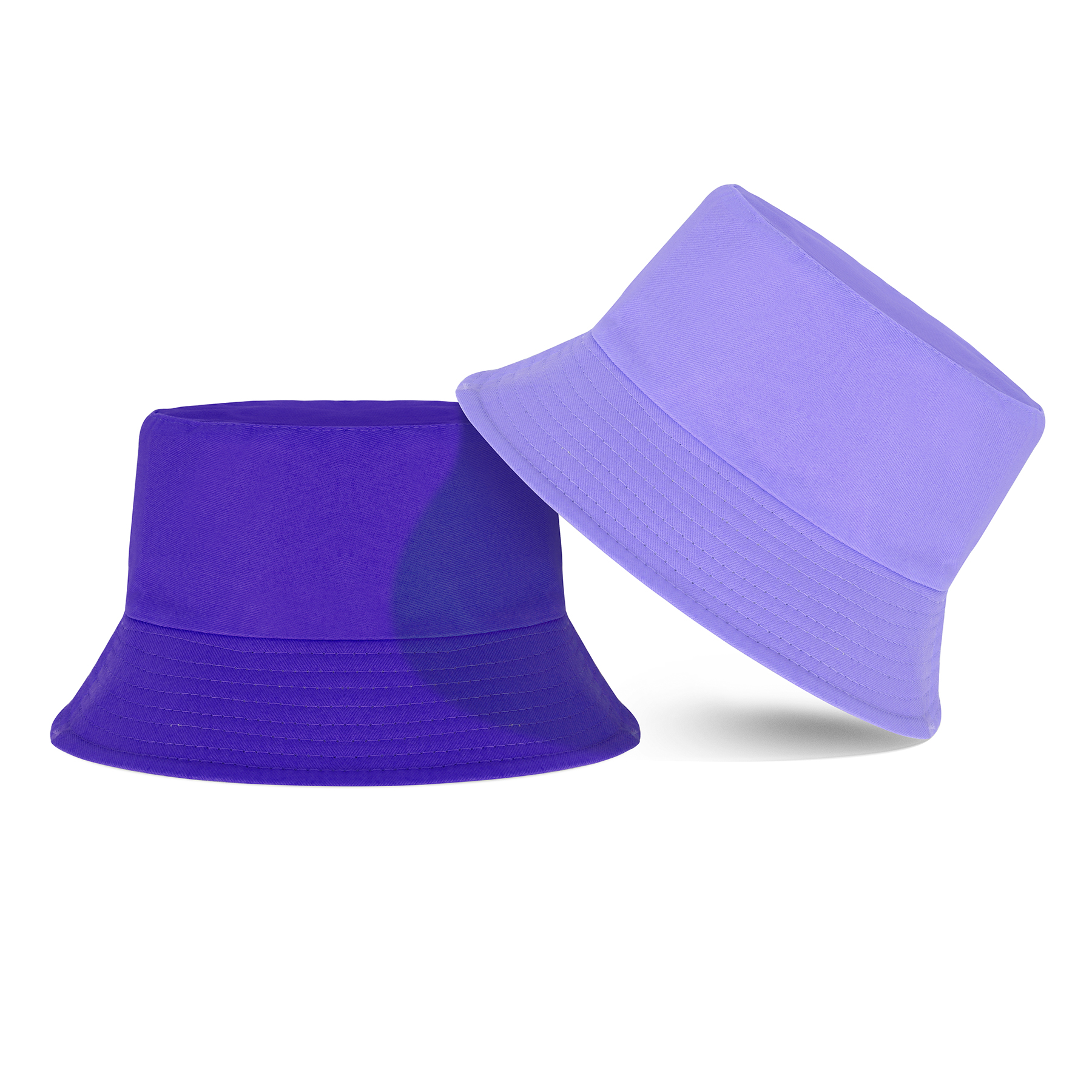 Reversible Dual-Material Cotton And Polyester Bucket Hat, custom hat with logo imprint 5