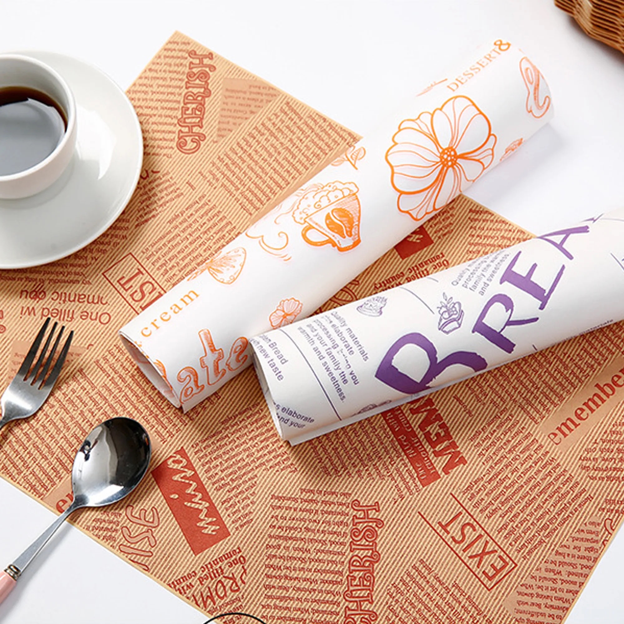 Grease Proof Food Wrap 9