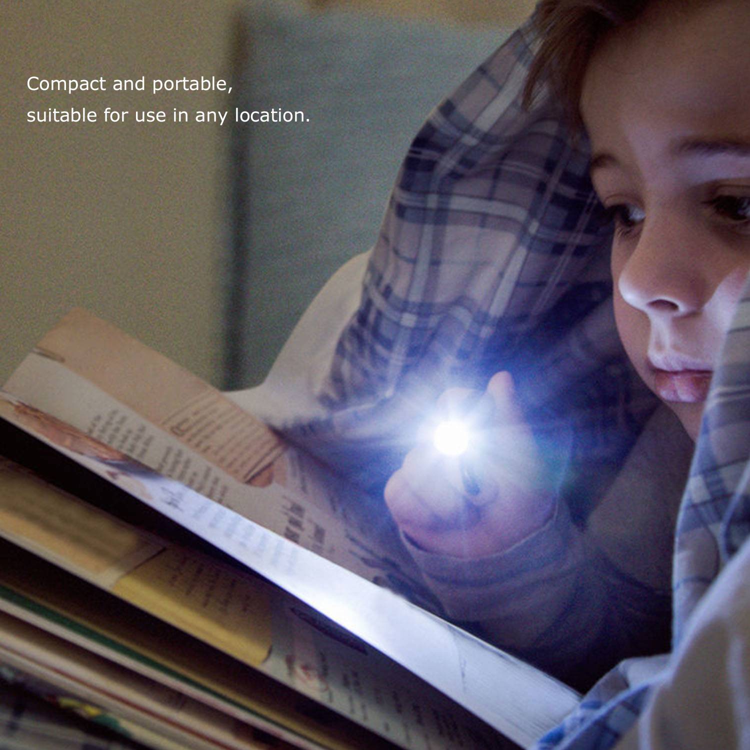 Rechargeable Mini Flashlight w/ Keychain 1
