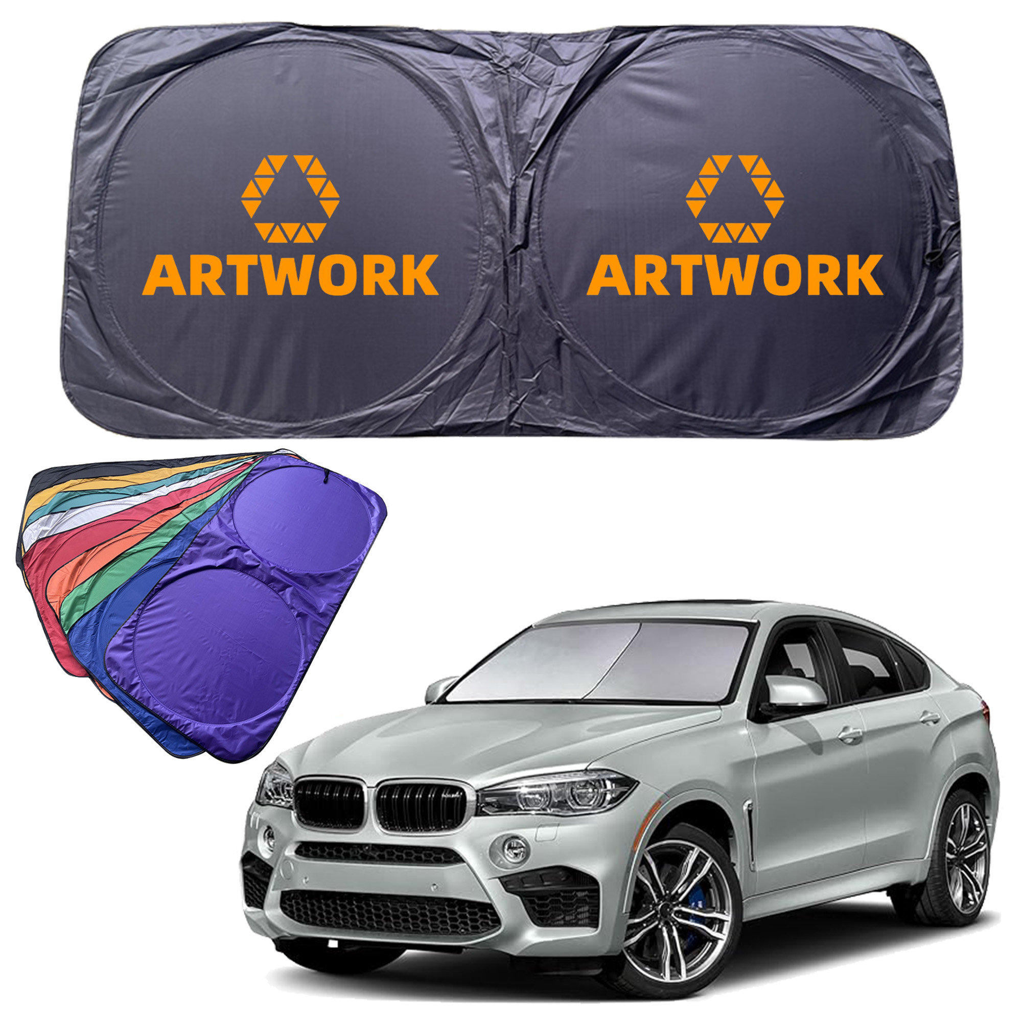 Summer Car Windshield Sun Shade 3
