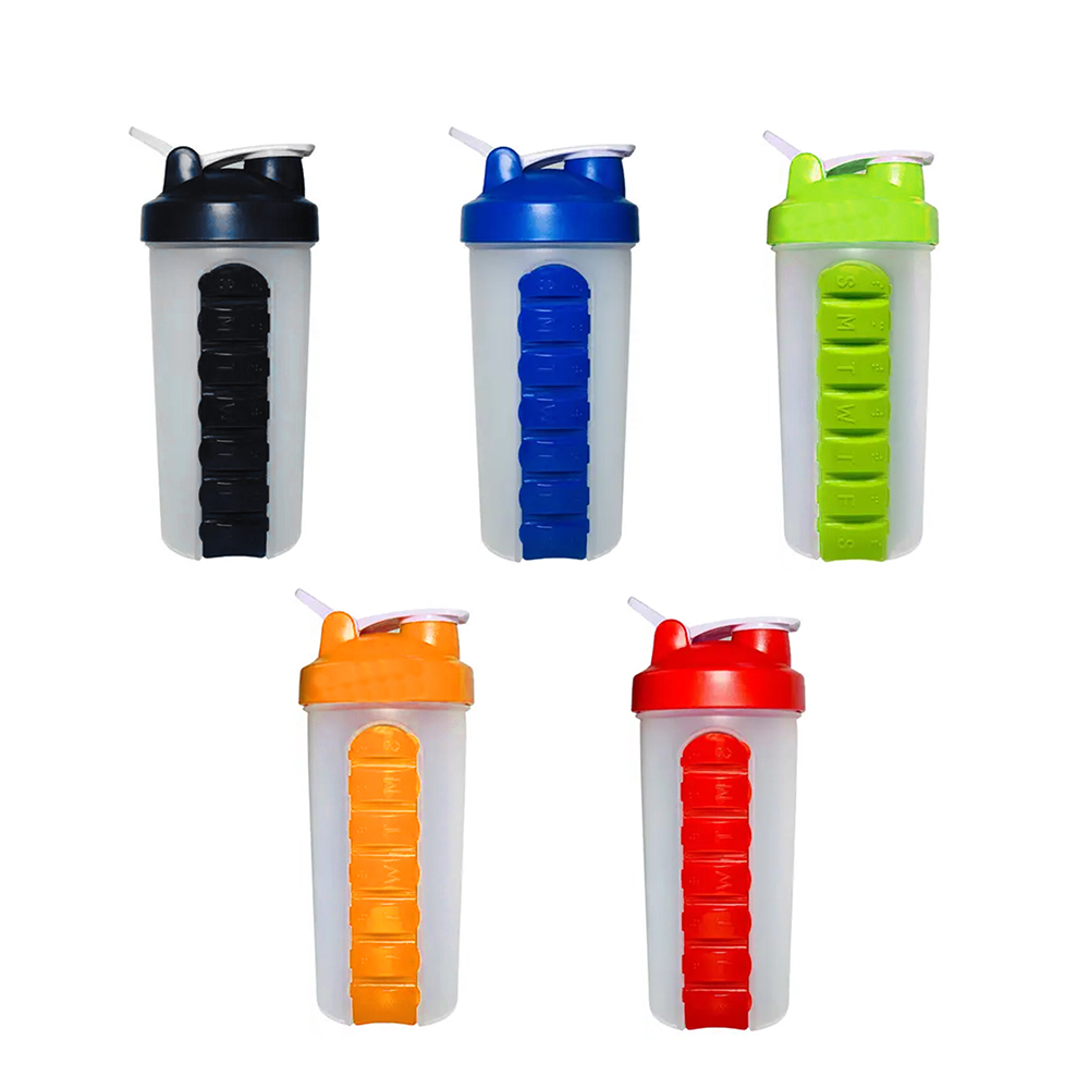 Tomatodo Water Bottle With Integrated Pill Box Case 5