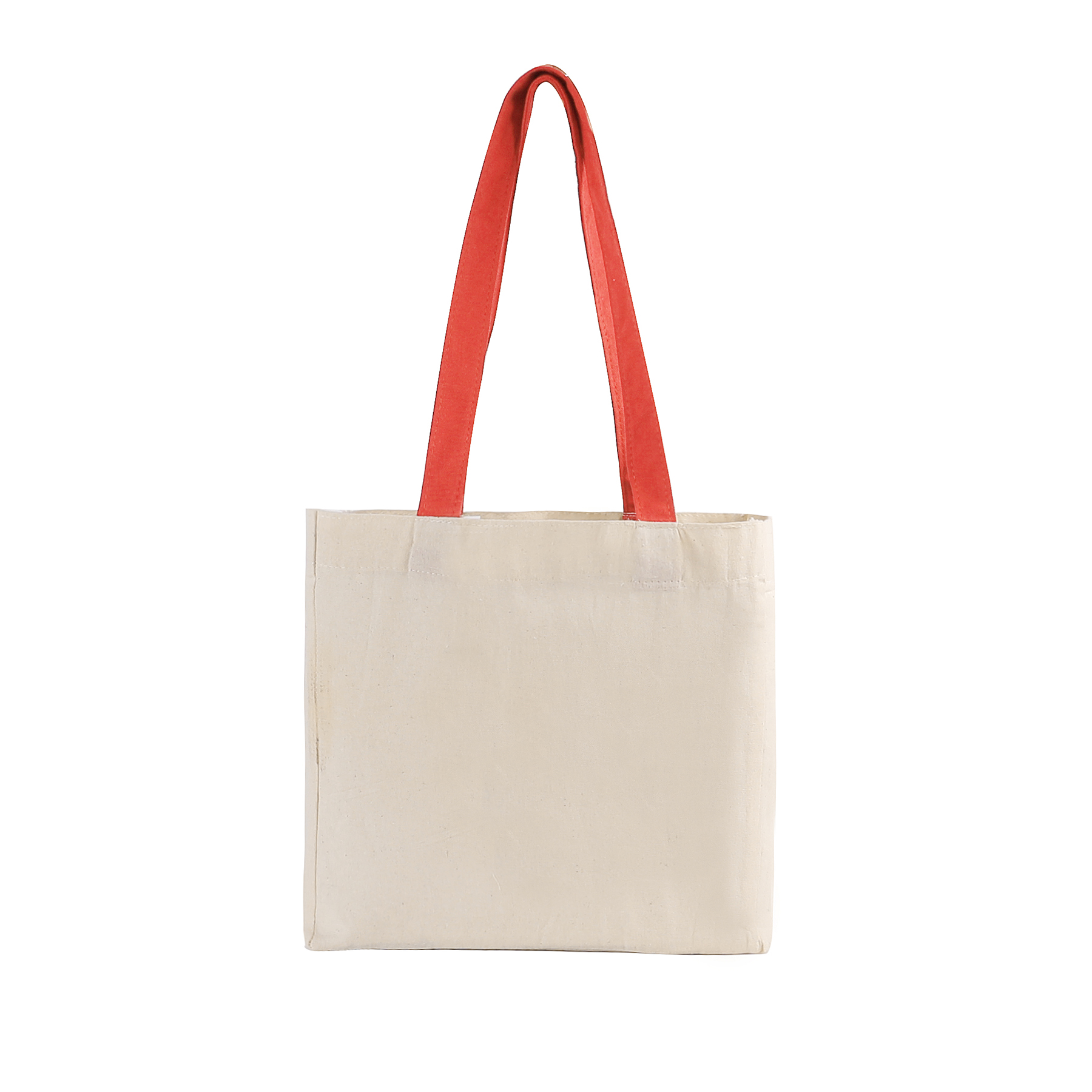 Cotton Colored Handle Tote w/Gusset, custom tote bag with logo imprint 5