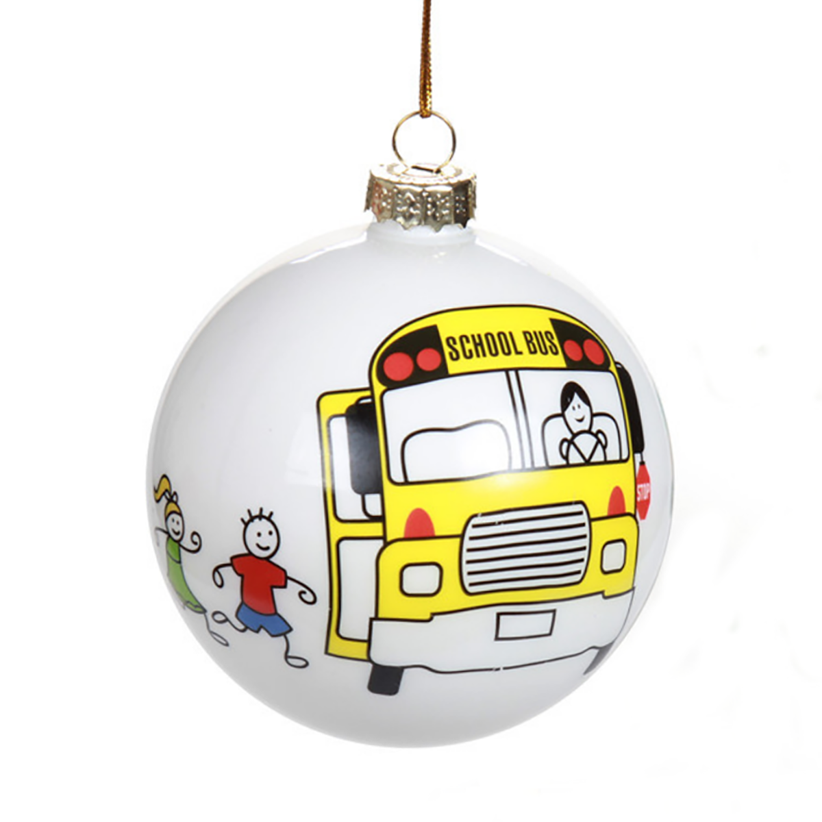 Hand Painted Glass Ornament 1